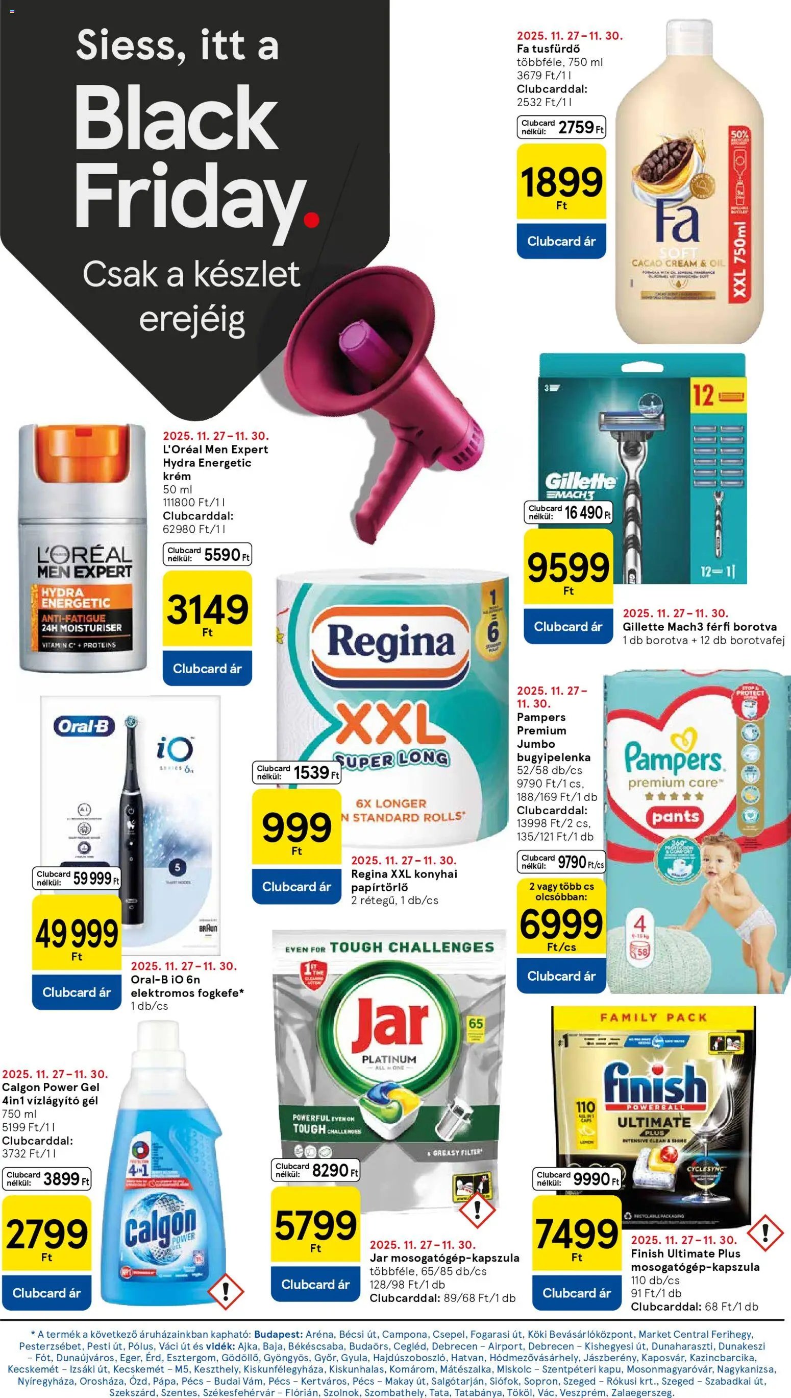 Tesco újság 2025.11.27. Black Friday (2025-11-27 - 2025-12-03)