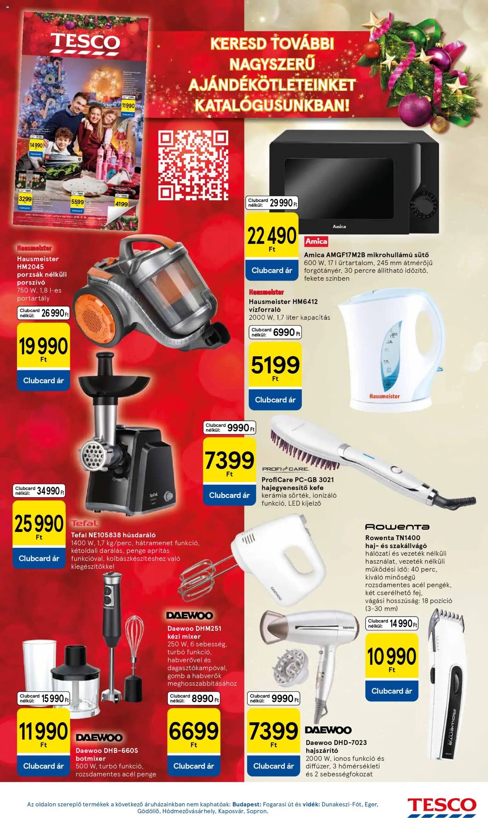 Tesco újság 2025.11.27. Black Friday (2025-11-27 - 2025-12-03)