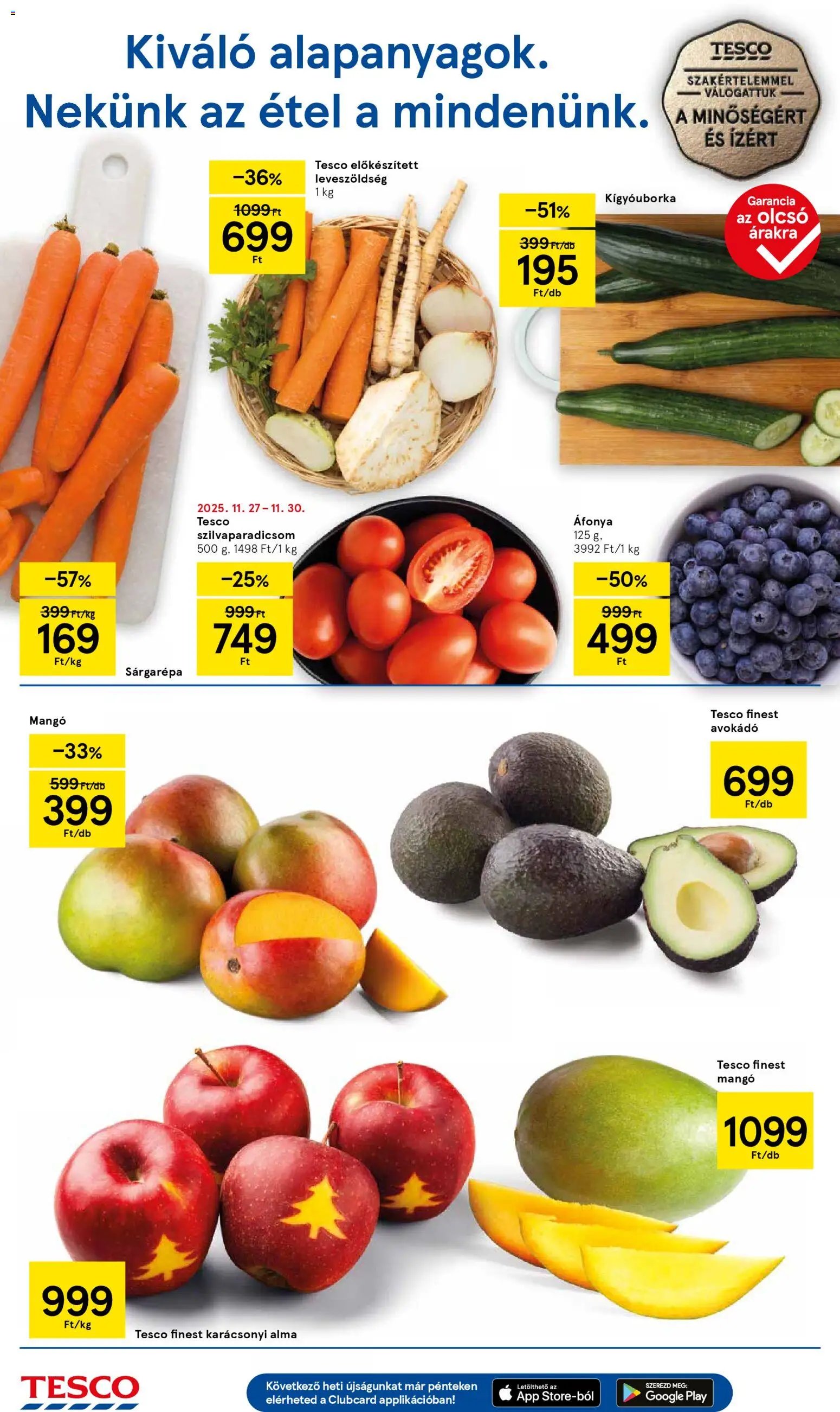 Tesco újság 2025.11.27. Black Friday (2025-11-27 - 2025-12-03)