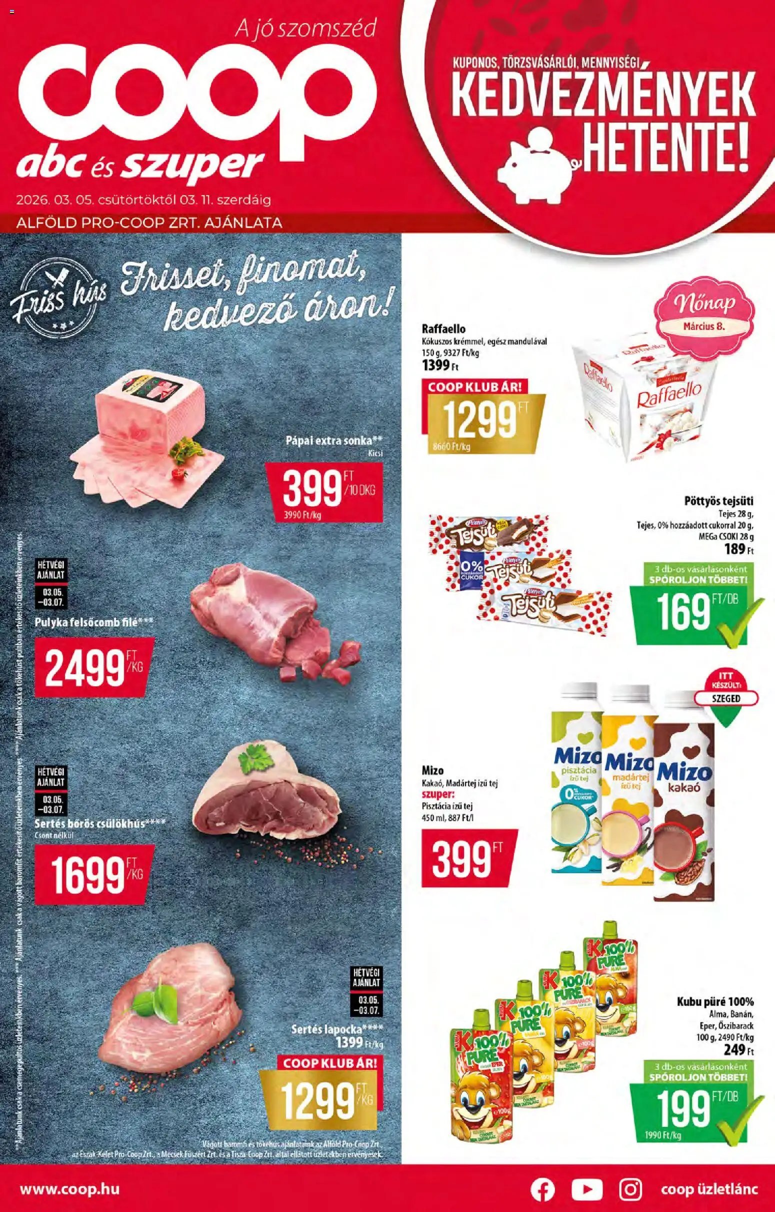 COOP újság 2026.03.05. Alföld Pro-Coop Zrt. - Abc szuper (2026-03-05 - 2026-03-11)