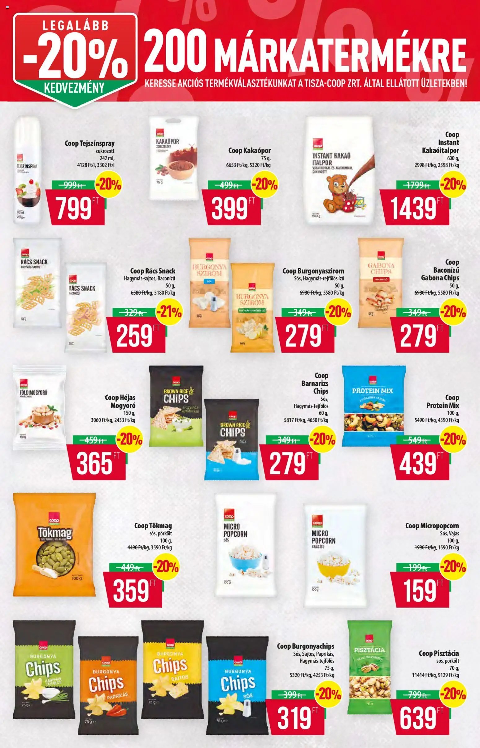 COOP újság 2026.10.08. COOP - Szuper Plusz / Tisza