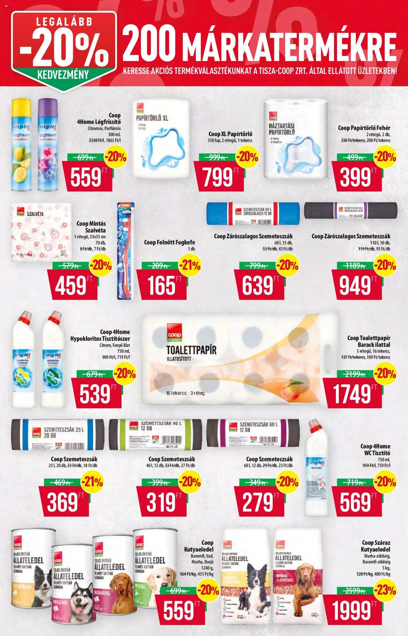COOP újság 2026.10.08. COOP - Szuper Plusz / Tisza