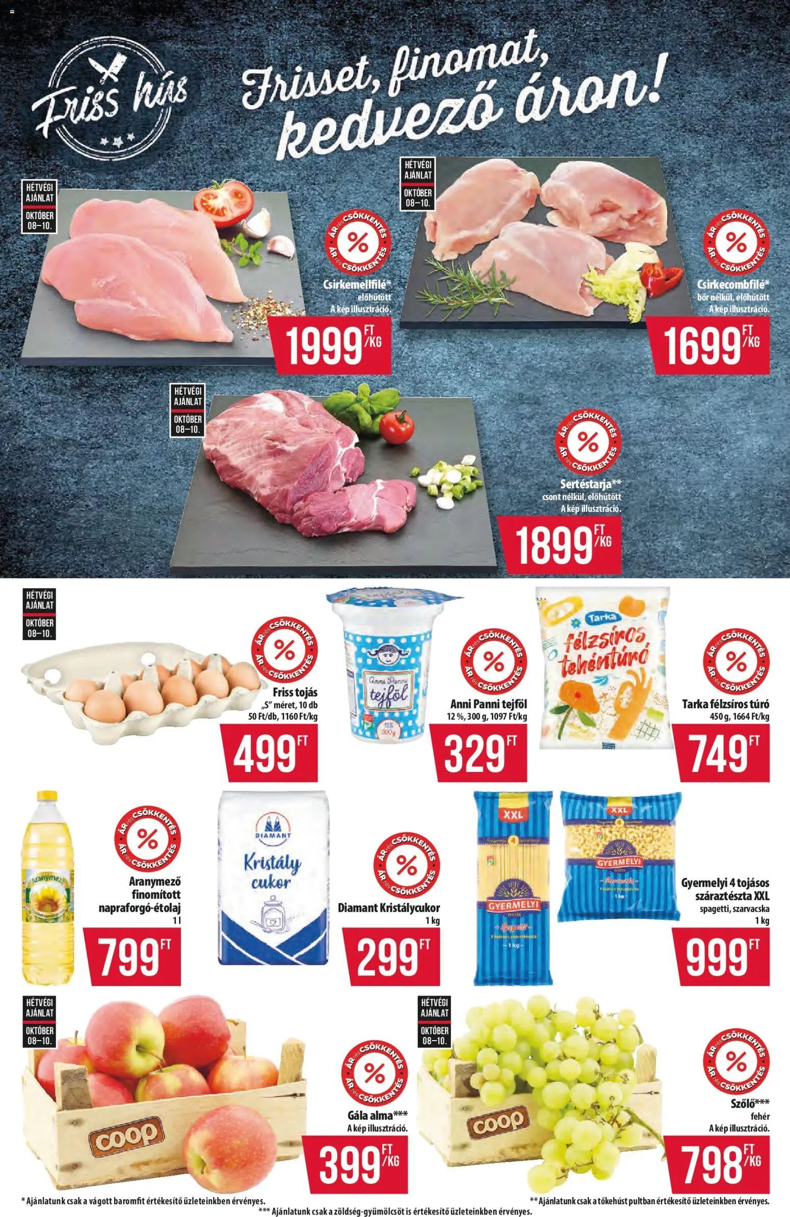COOP újság 2026.10.08. COOP - Szuper Plusz / Tisza
