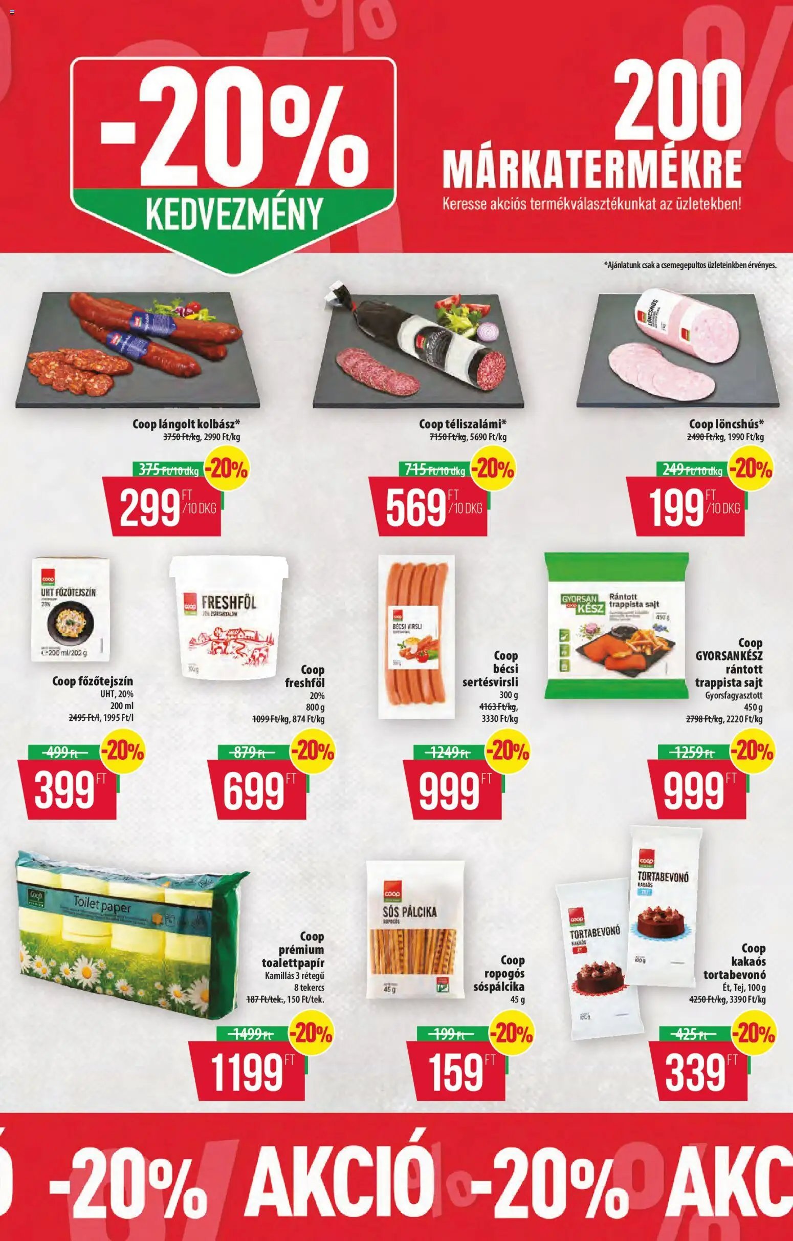 COOP újság 2026.10.08. COOP - Szuper Plusz / Tisza