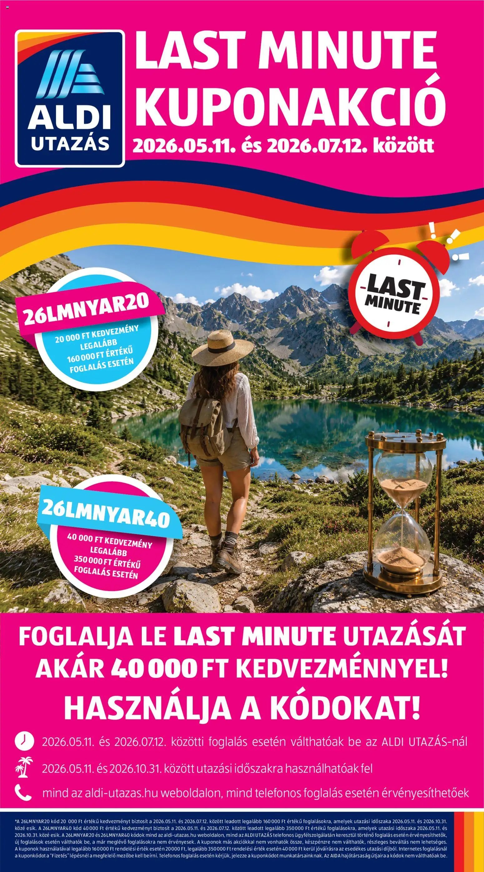 Aldi újság 2026.06.18. Aldi Utazás katalógus