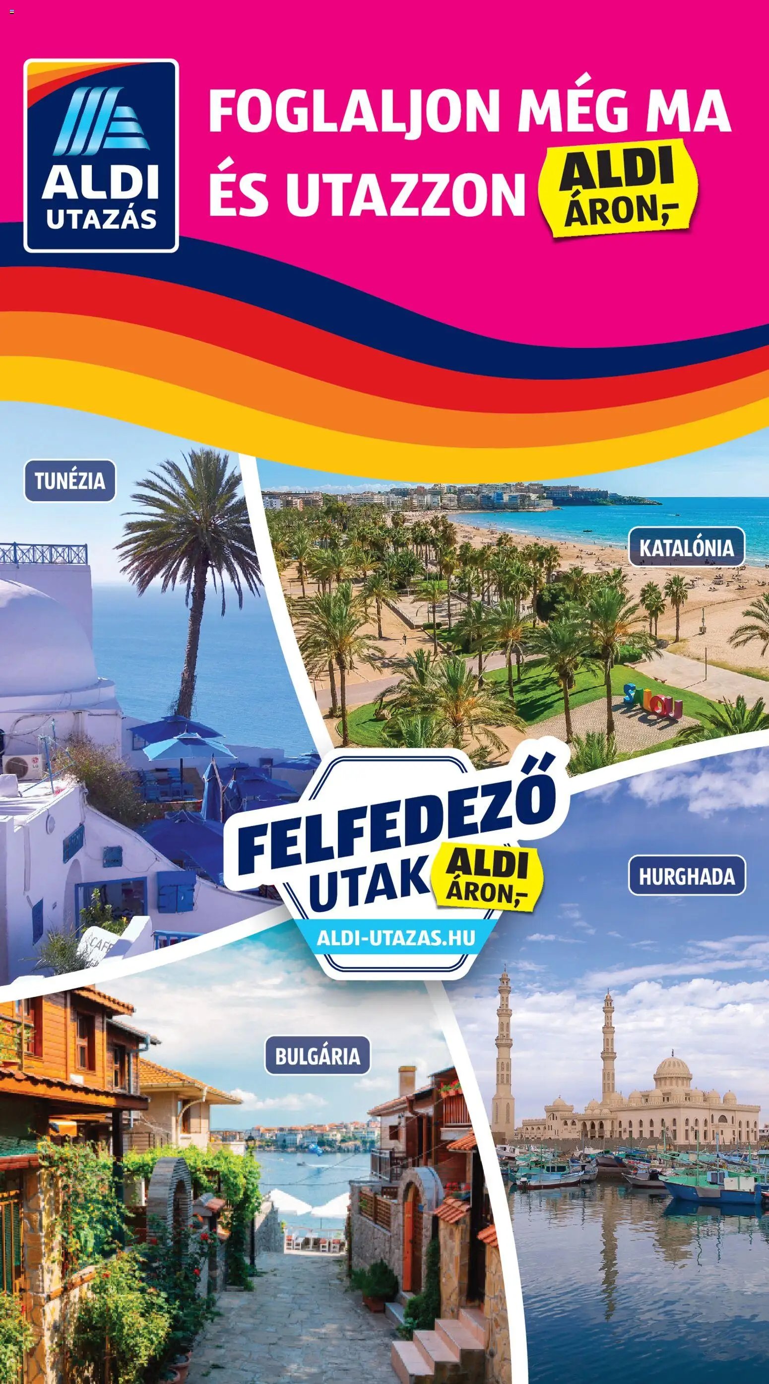 Aldi újság 2026.06.18. Aldi Utazás katalógus