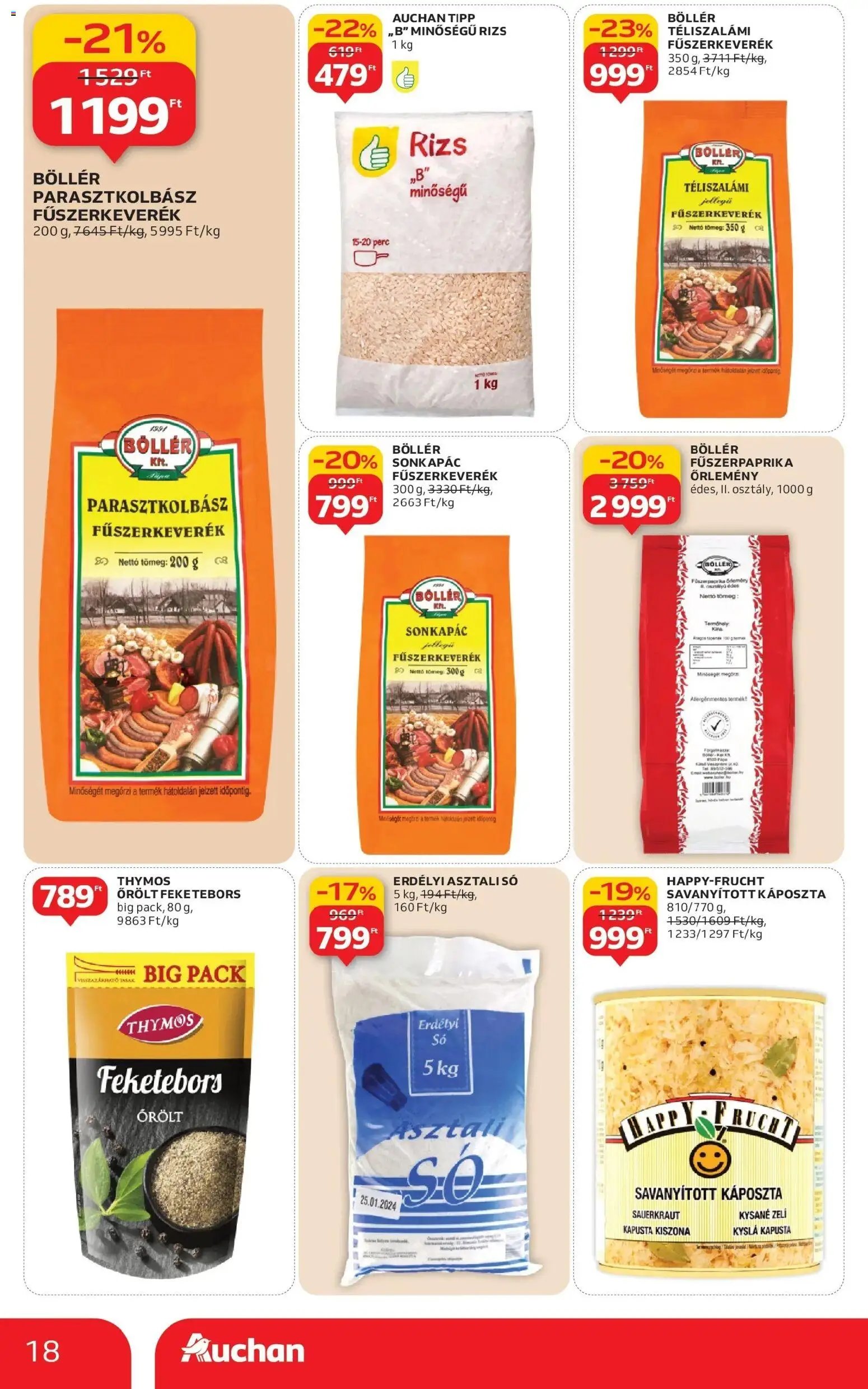 Auchan újság 2026.01.08. Szeged Akciós újság Auchan (2026-01-08 - 2026-01-14)
