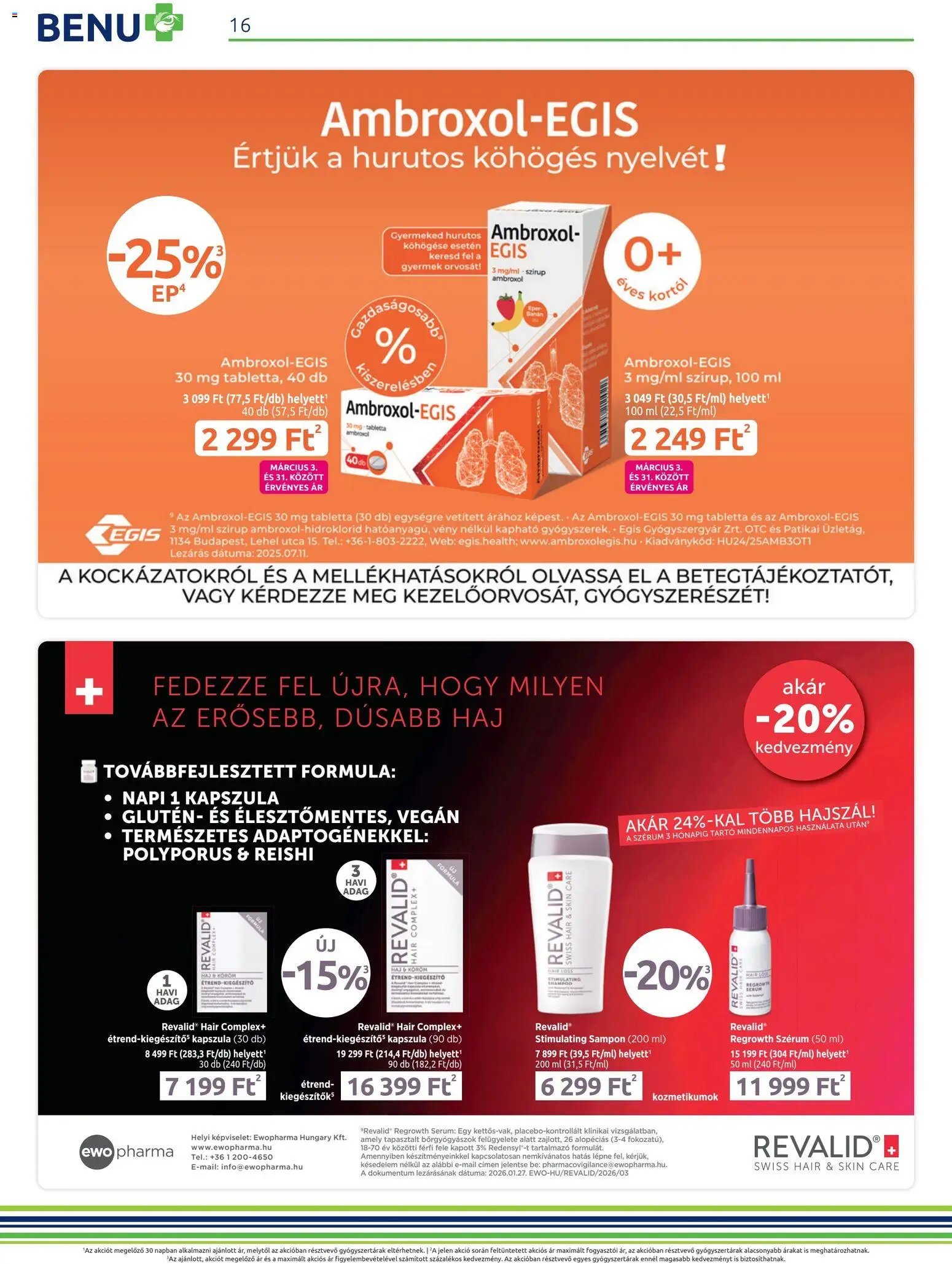 BENU Gyógyszertárak újság 2026.03.01. BENU Gyógyszertárak akciós újság (2026-03-01 - 2026-03-31)