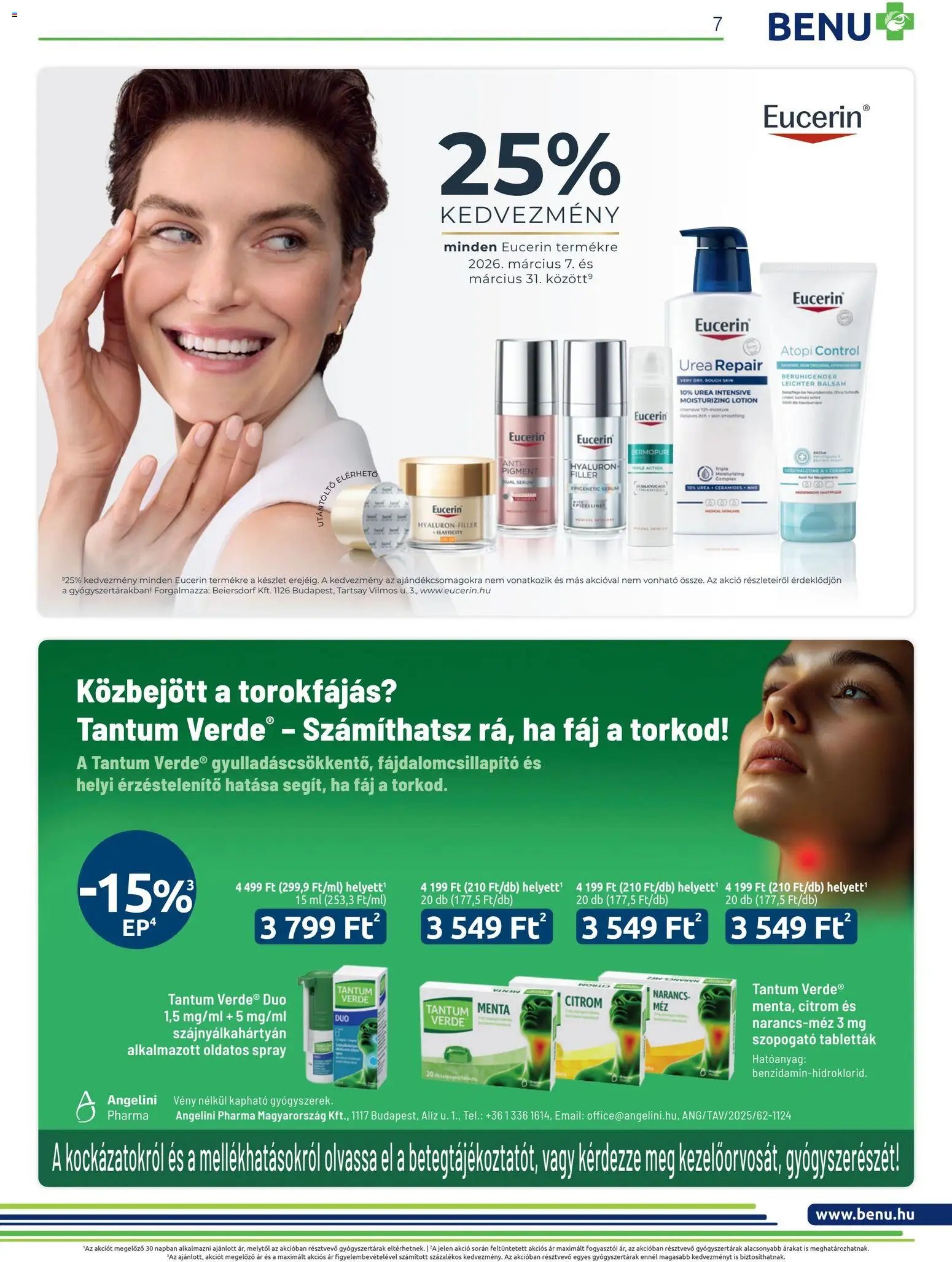BENU Gyógyszertárak újság 2026.03.01. BENU Gyógyszertárak akciós újság (2026-03-01 - 2026-03-31)