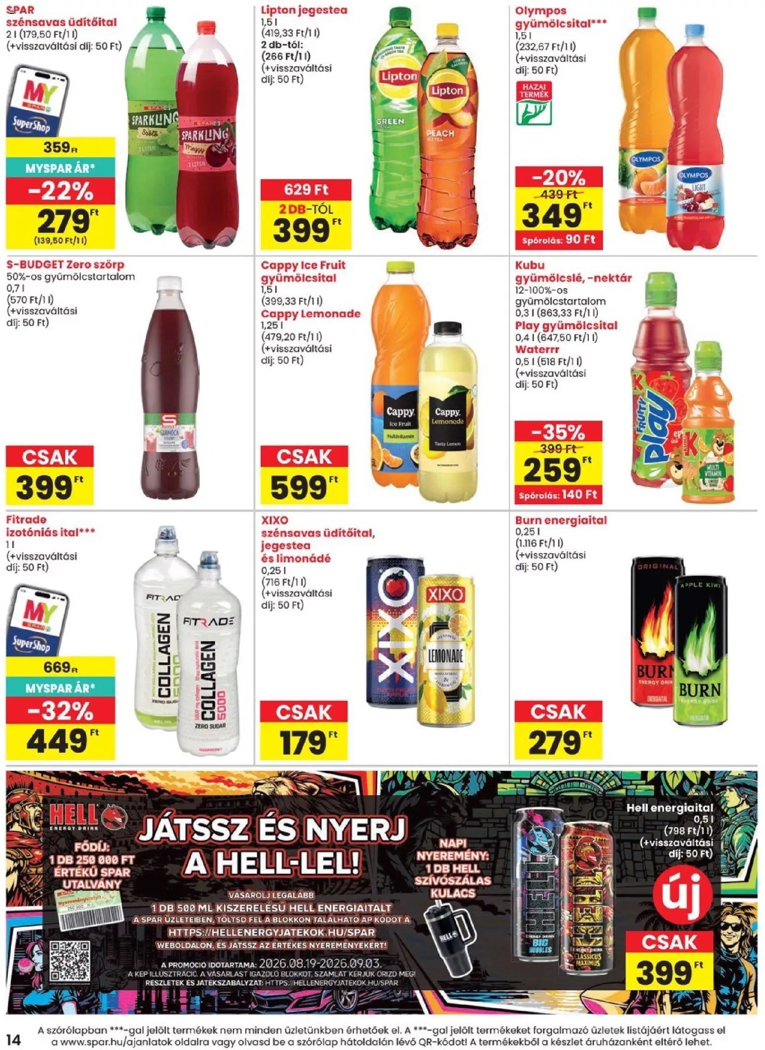 Spar újság 2026.08.19. Spar akciós újság