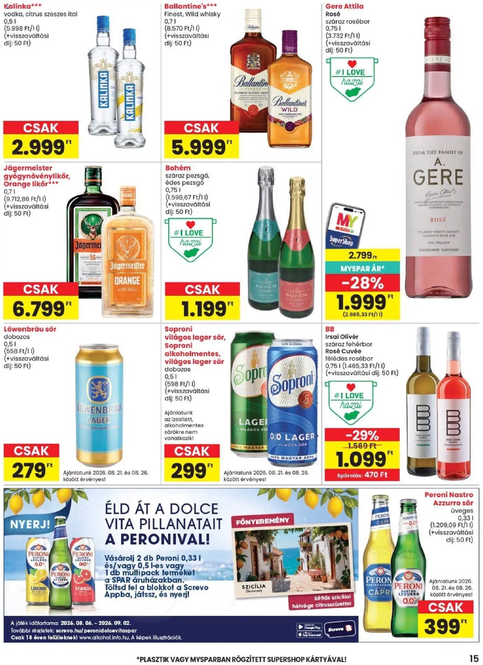 Spar újság 2026.08.19. Spar akciós újság