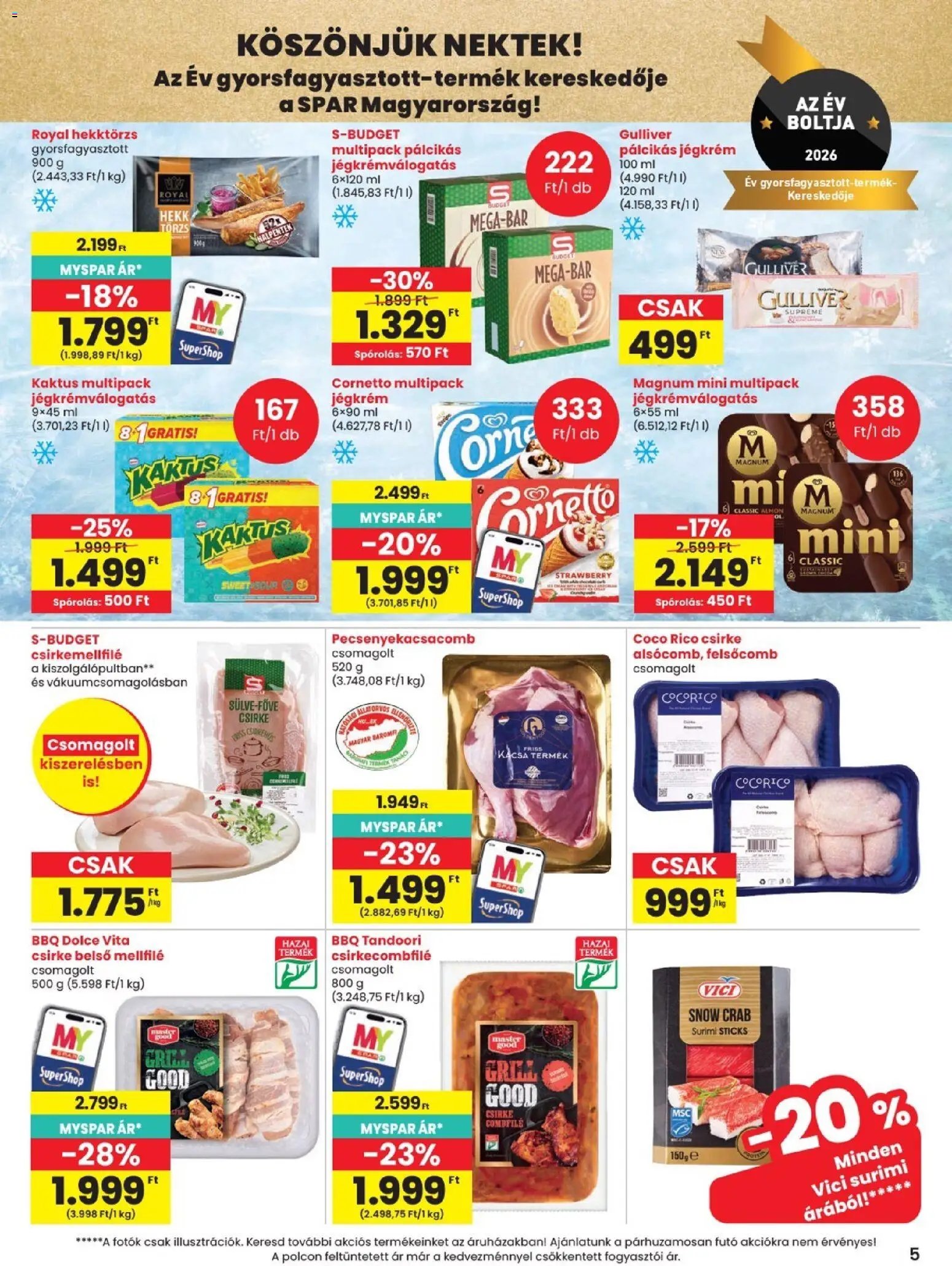Spar újság 2026.08.19. Spar akciós újság
