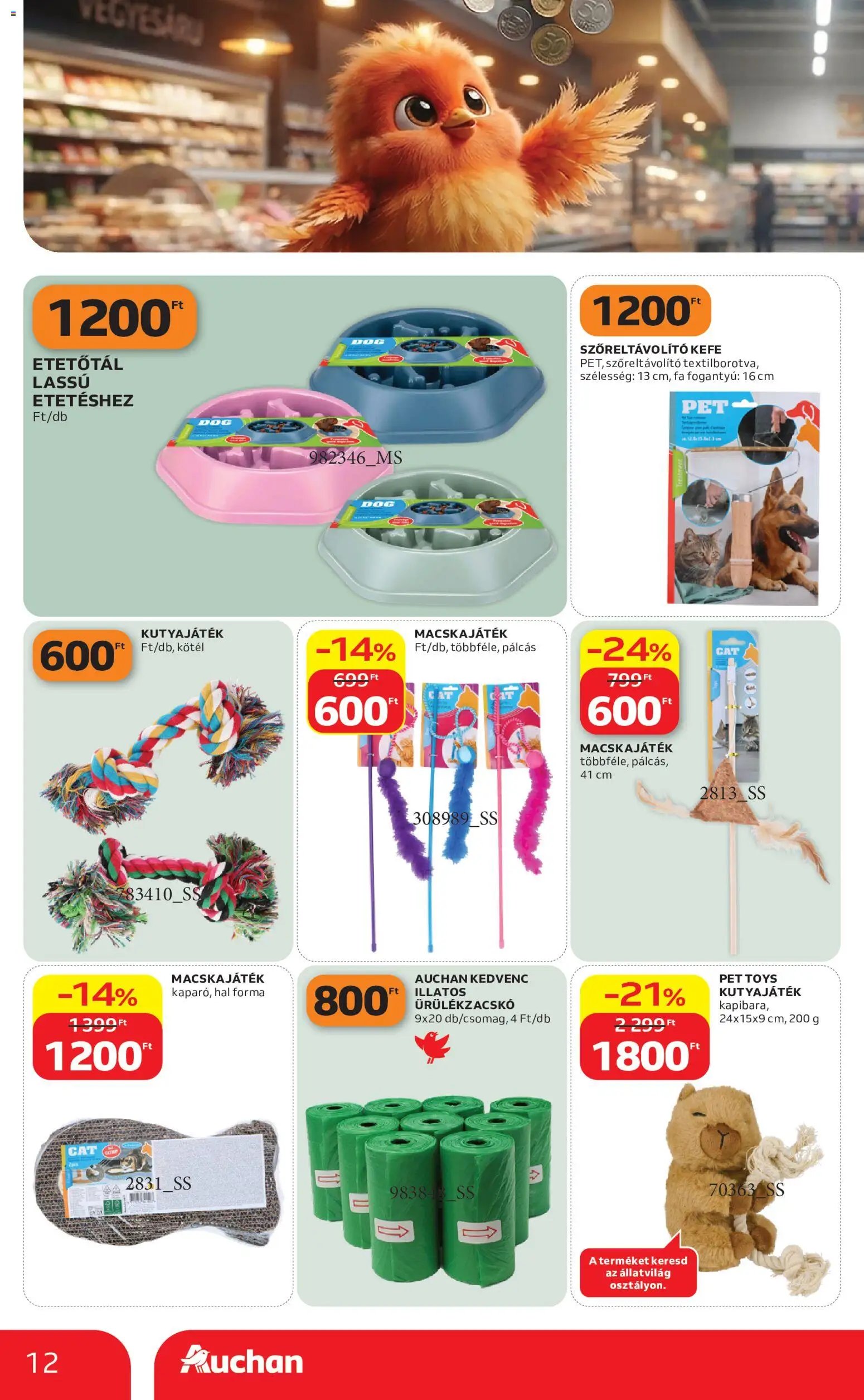 Auchan újság 2026.10.01. Auchan Filléres ajánlatok