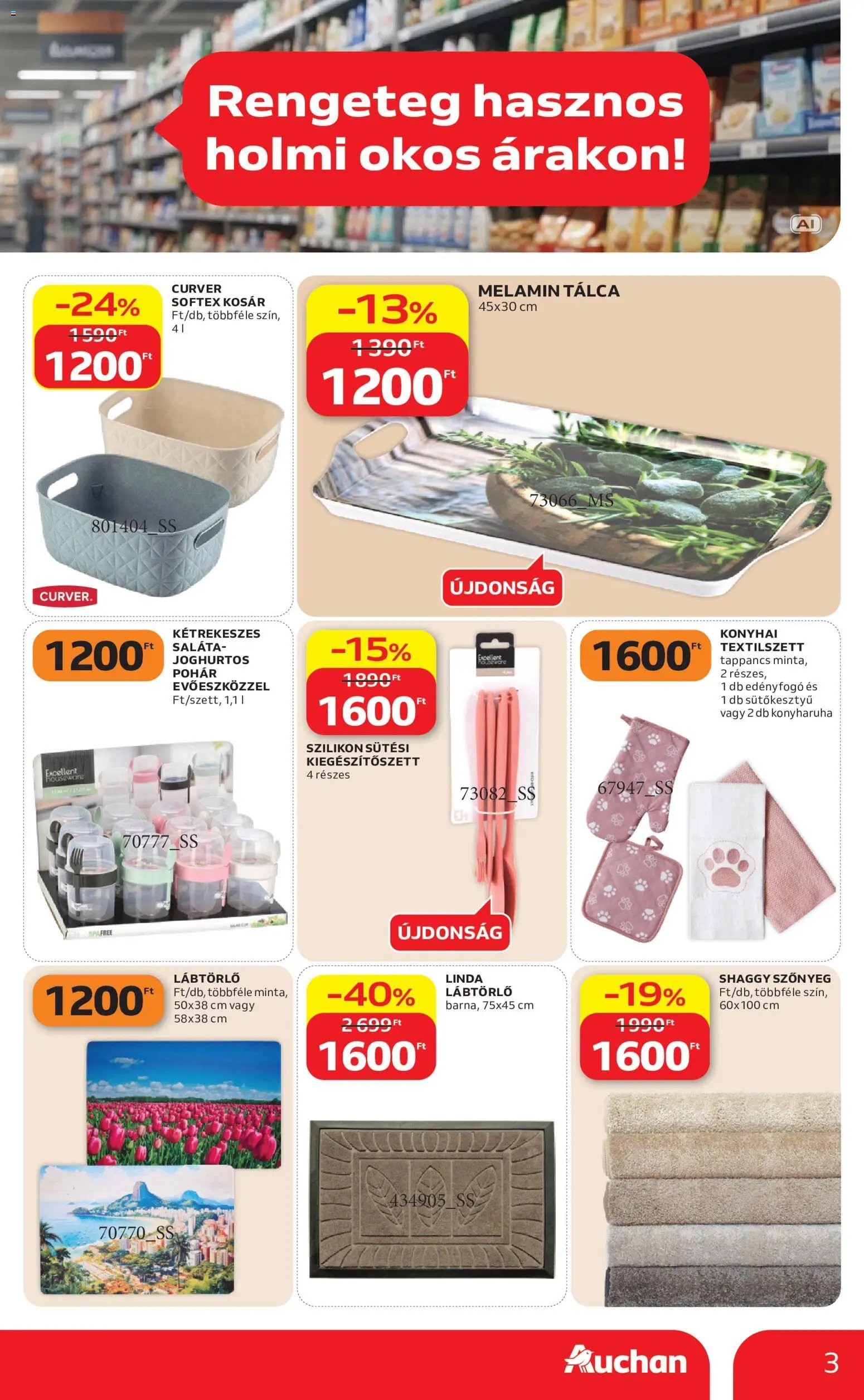 Auchan újság 2026.10.01. Auchan Filléres ajánlatok