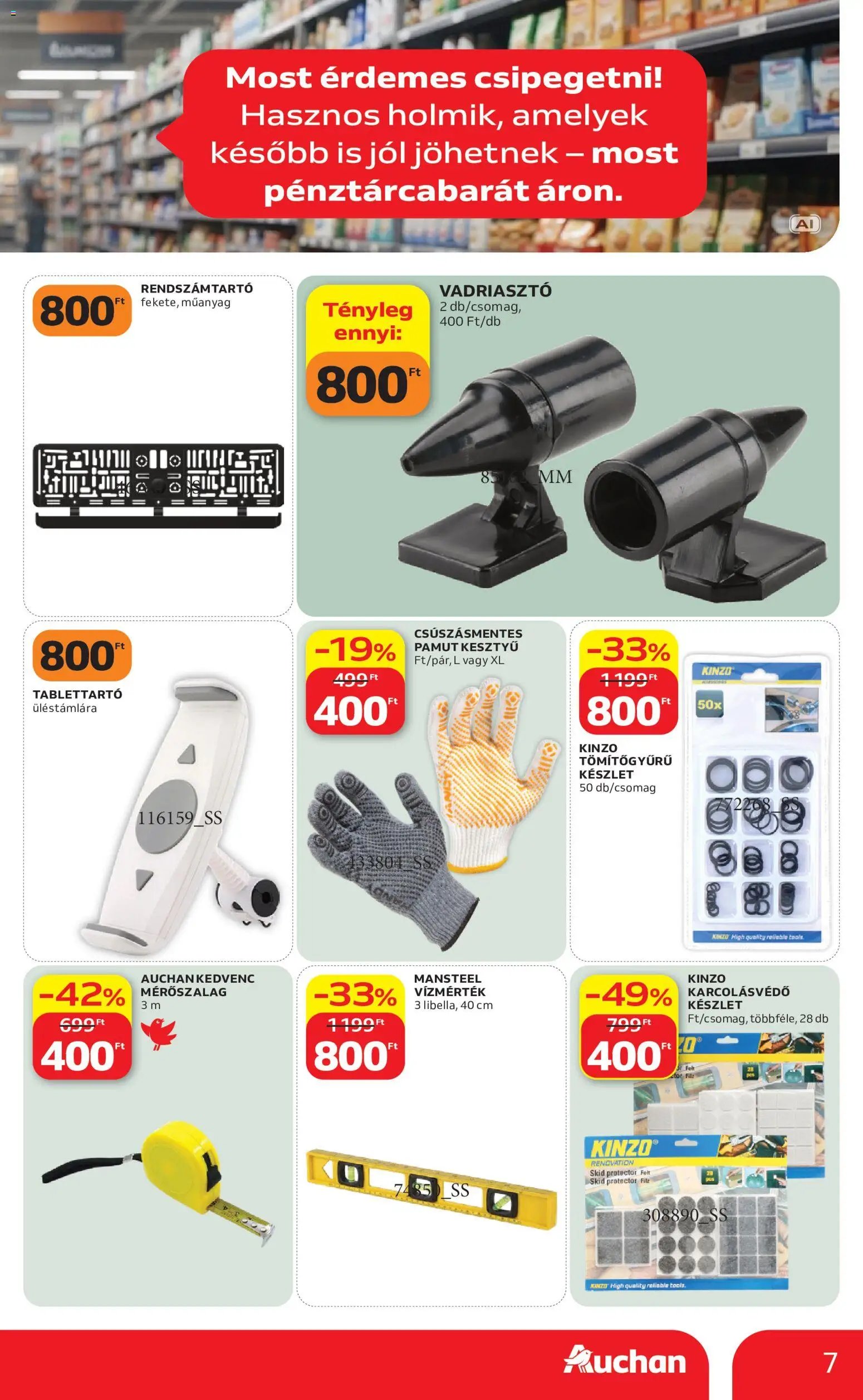 Auchan újság 2026.10.01. Auchan Filléres ajánlatok