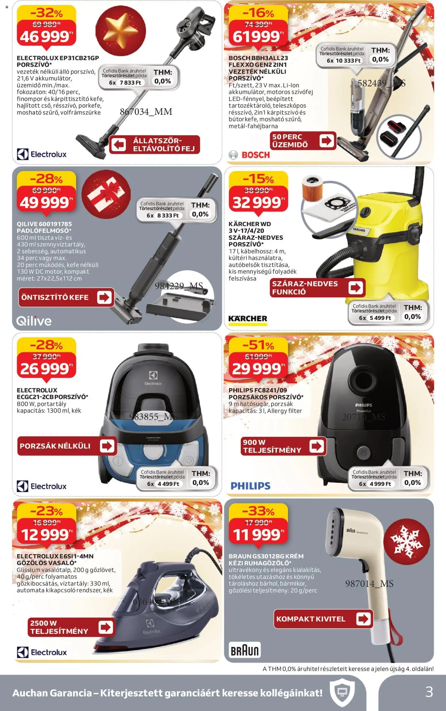 Auchan újság 2025.11.06. Hipermarket elektronikai termékek (2025-11-06 - 2025-11-19)