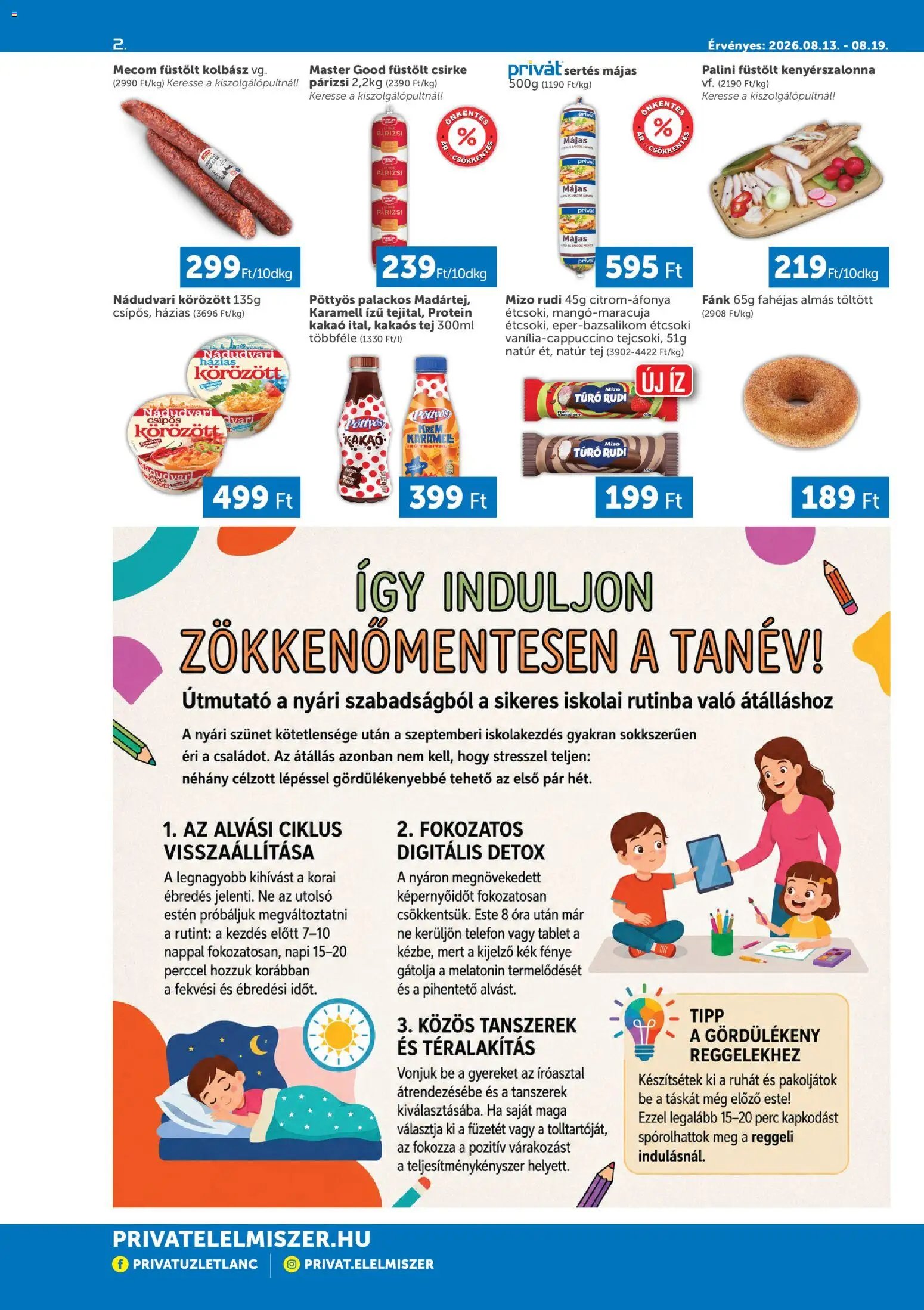 PRIVÁT újság 2026.08.13. PRIVÁT Déli vármegyék