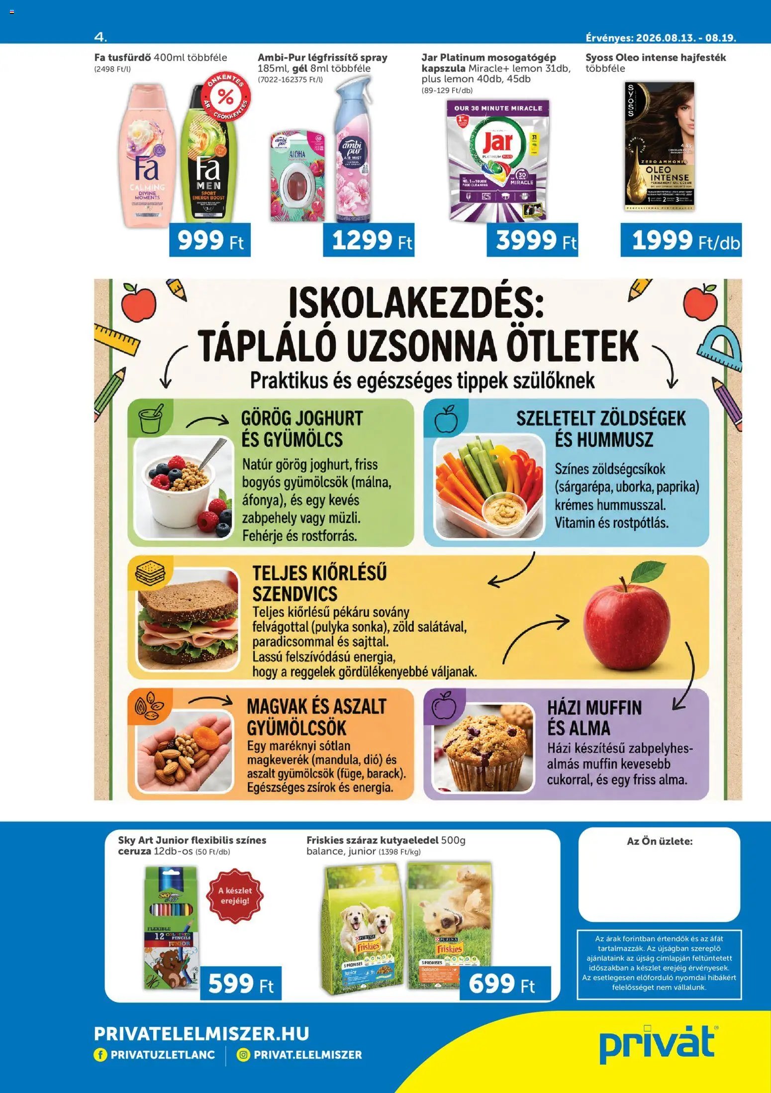 PRIVÁT újság 2026.08.13. PRIVÁT Déli vármegyék