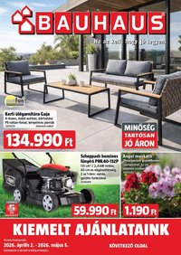Bauhaus újság 2026.04.02. Bauhaus akciós újság (2026-04-02 - 2026-05-05)