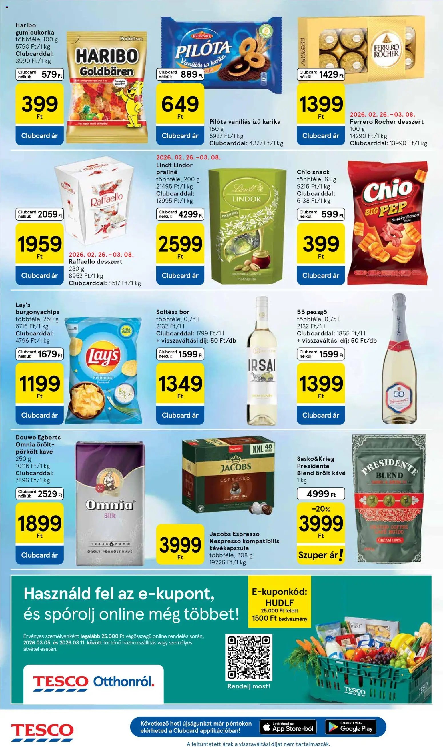 Tesco újság 2026.03.05. Tesco aktuális akciós újság (2026-03-05 - 2026-03-11)