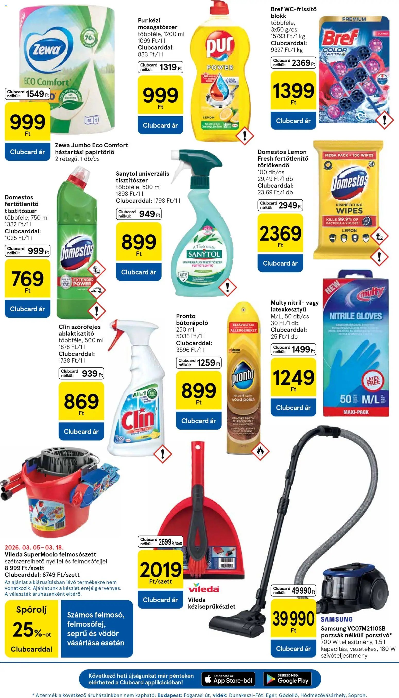 Tesco újság 2026.03.05. Tesco aktuális akciós újság (2026-03-05 - 2026-03-11)