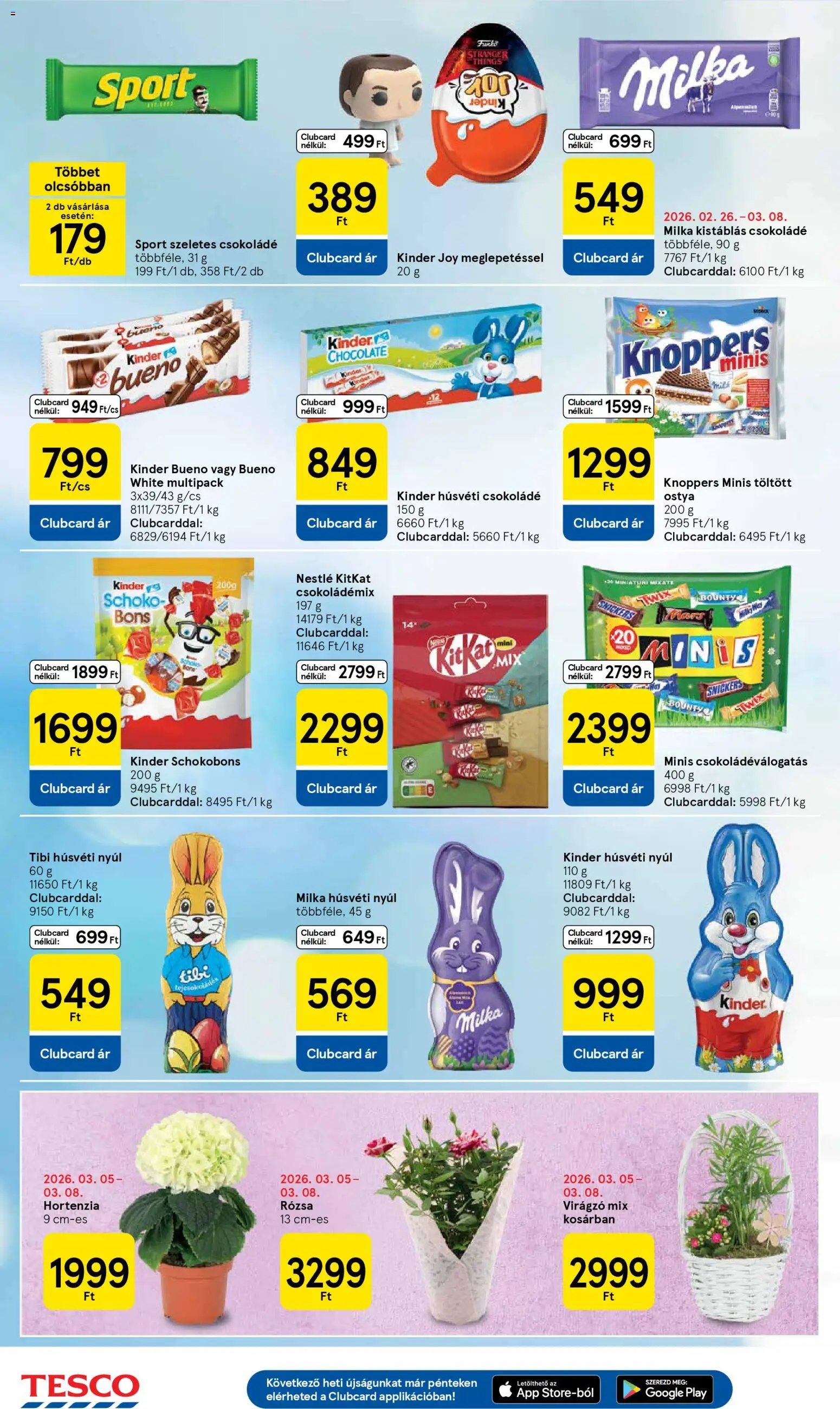 Tesco újság 2026.03.05. Tesco aktuális akciós újság (2026-03-05 - 2026-03-11)