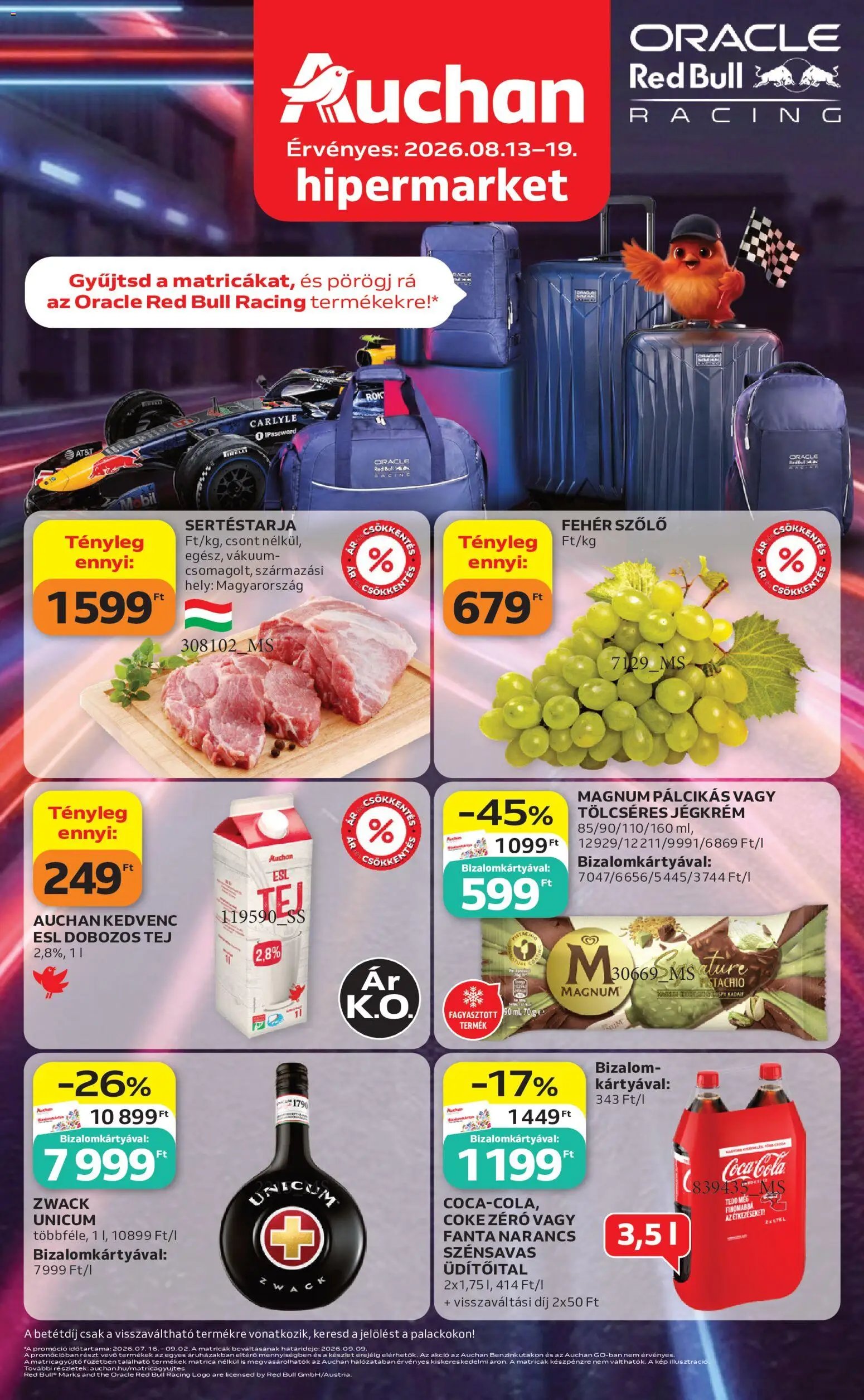 Auchan újság 2026.08.13. Auchan akciós újság
