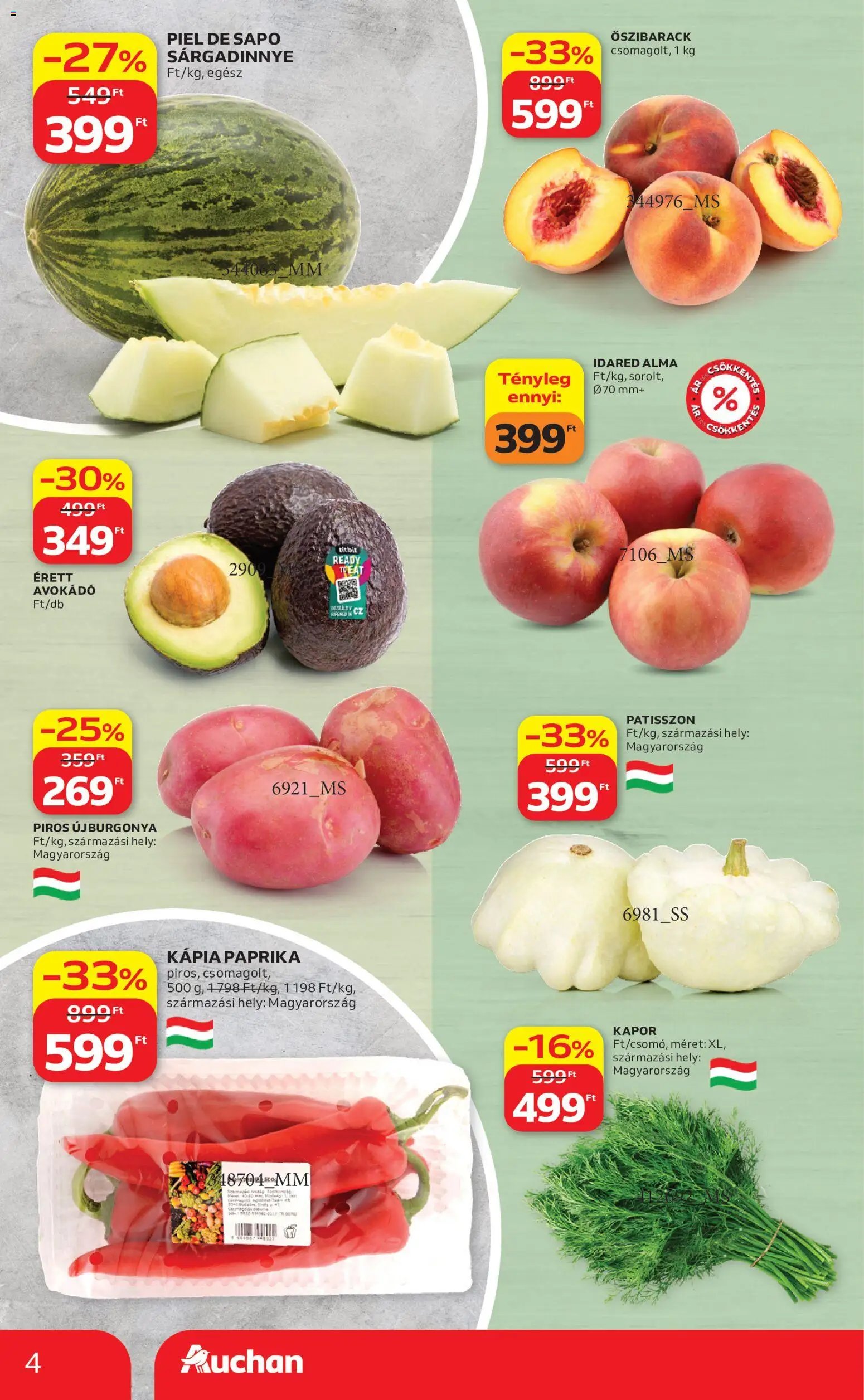 Auchan újság 2026.08.13. Auchan akciós újság