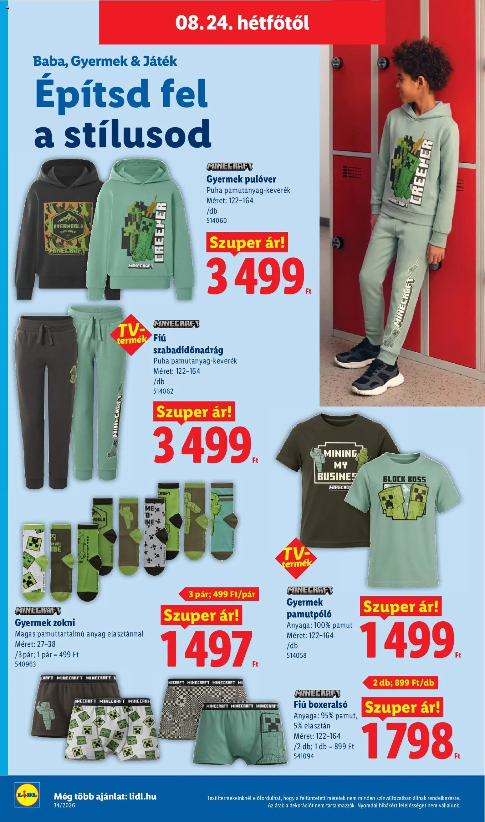 Lidl újság 2026.08.19. Lidl Nonfood kínálatunk