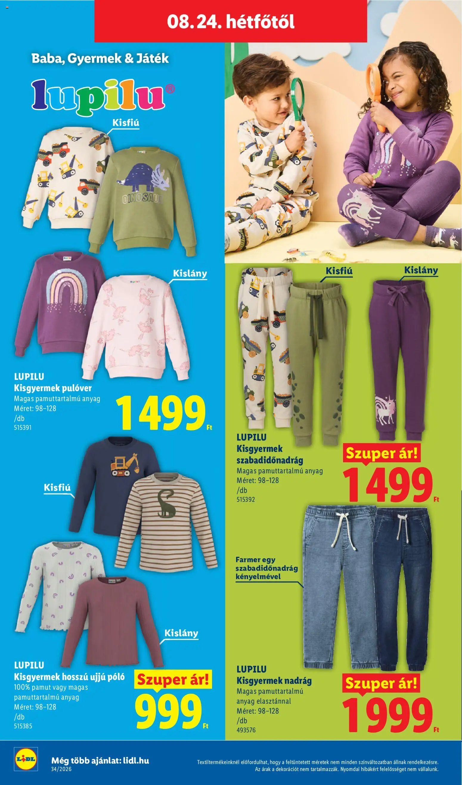 Lidl újság 2026.08.19. Lidl Nonfood kínálatunk