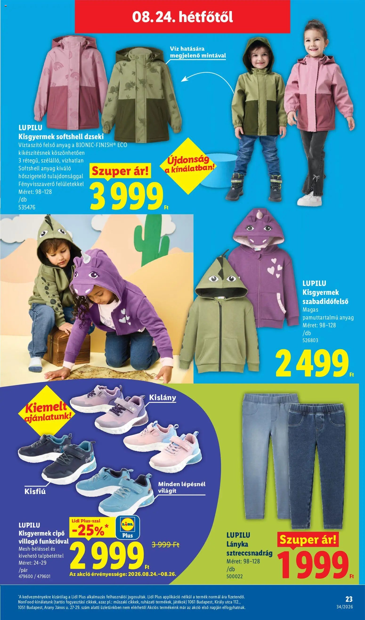 Lidl újság 2026.08.19. Lidl Nonfood kínálatunk