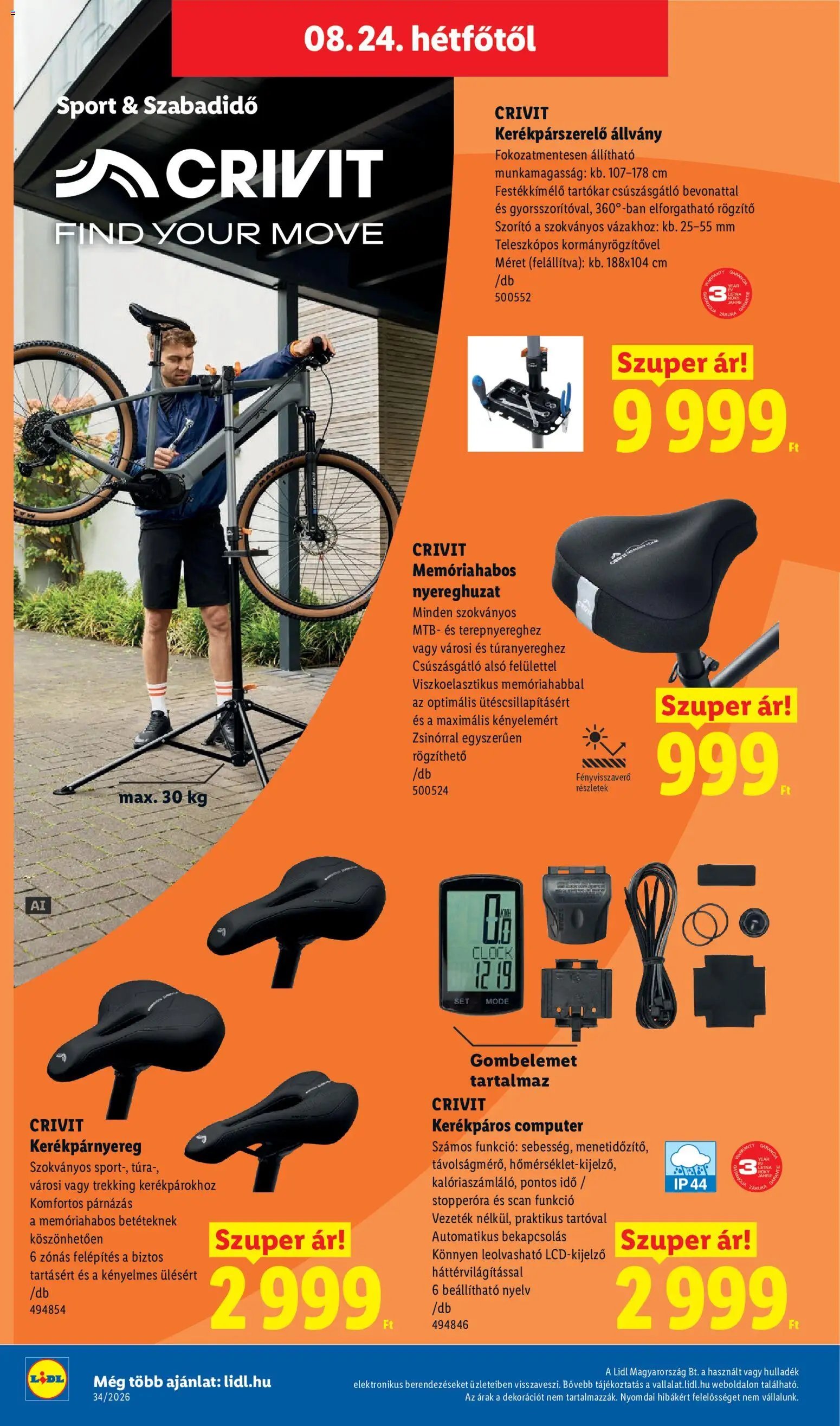 Lidl újság 2026.08.19. Lidl Nonfood kínálatunk