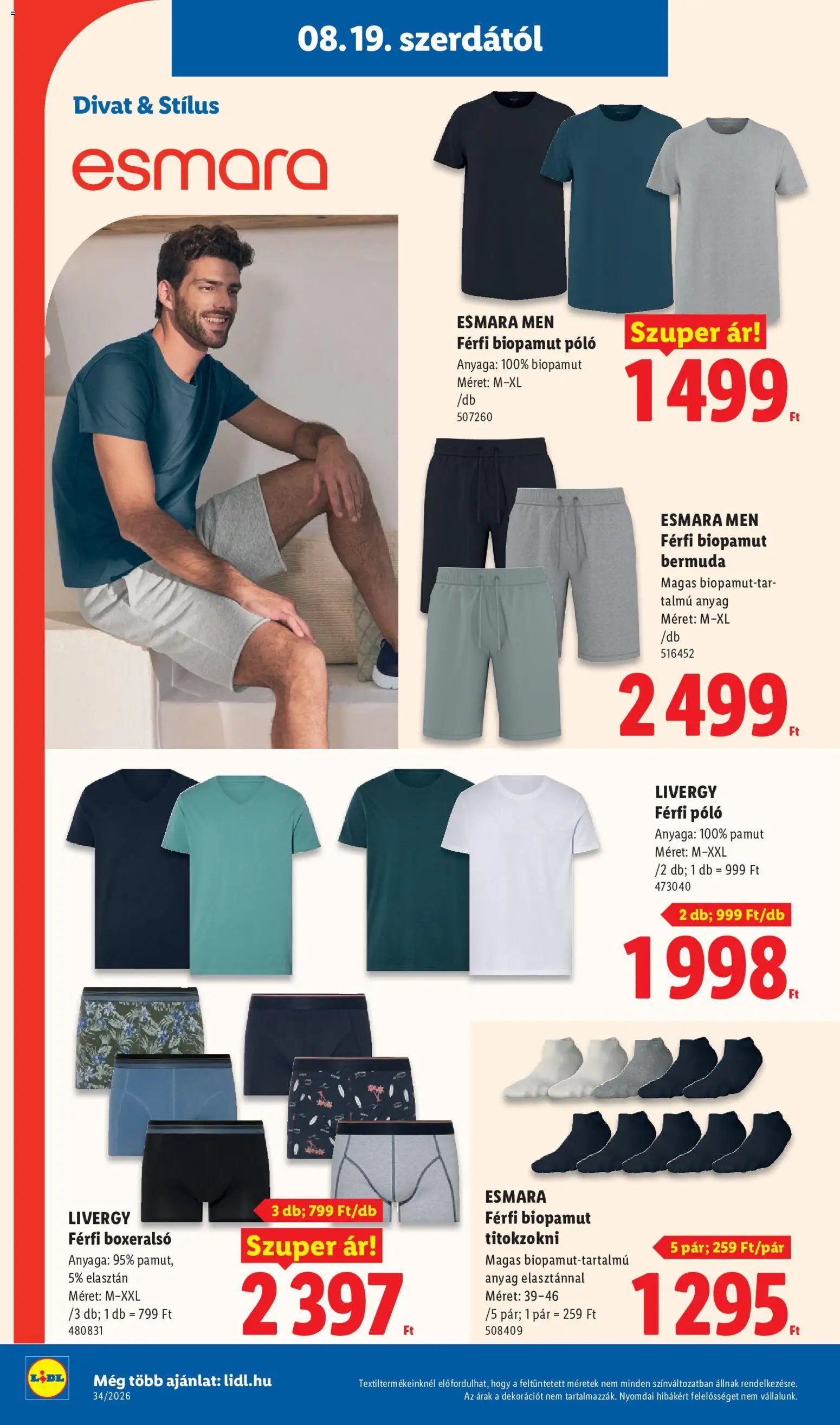 Lidl újság 2026.08.19. Lidl Nonfood kínálatunk