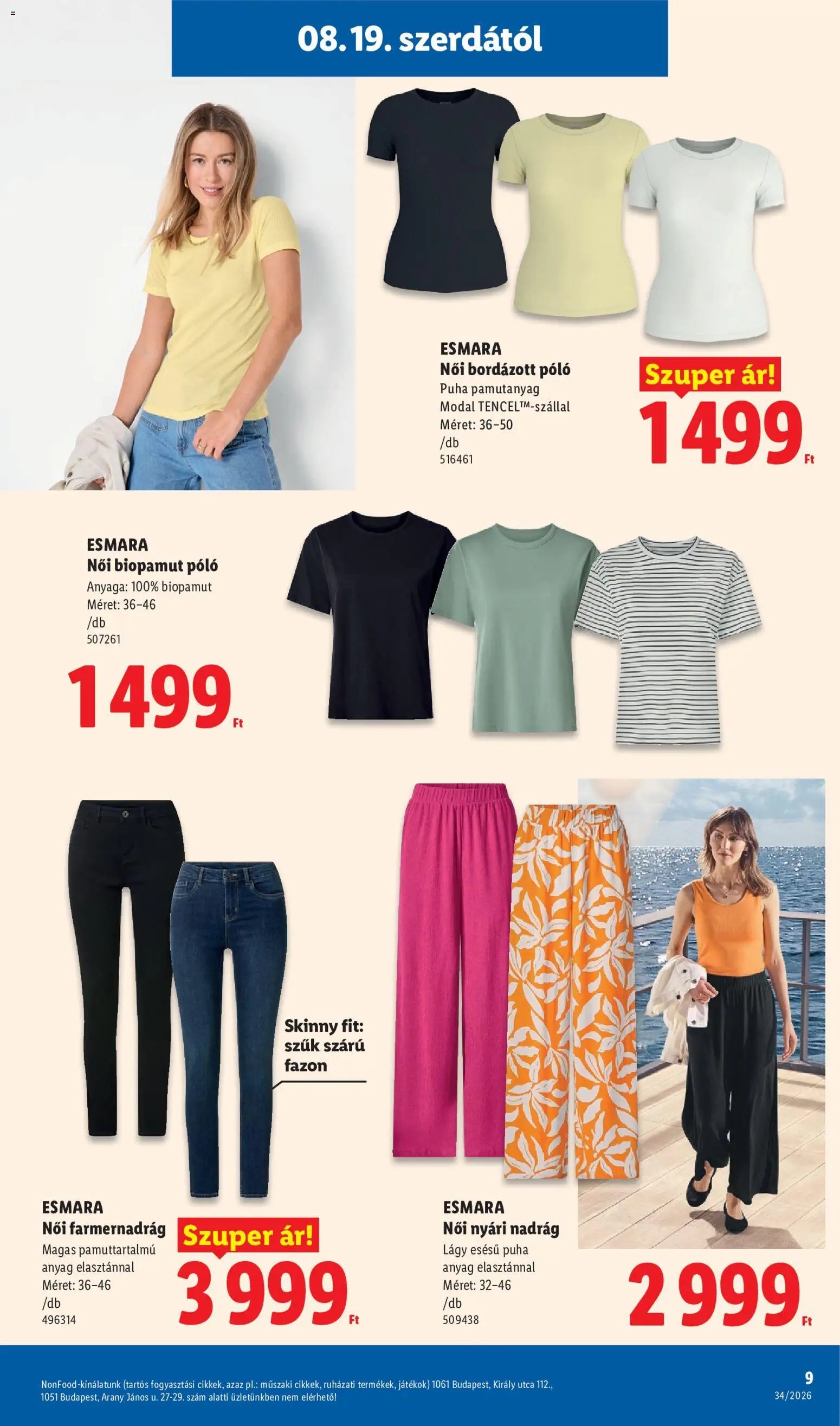 Lidl újság 2026.08.19. Lidl Nonfood kínálatunk