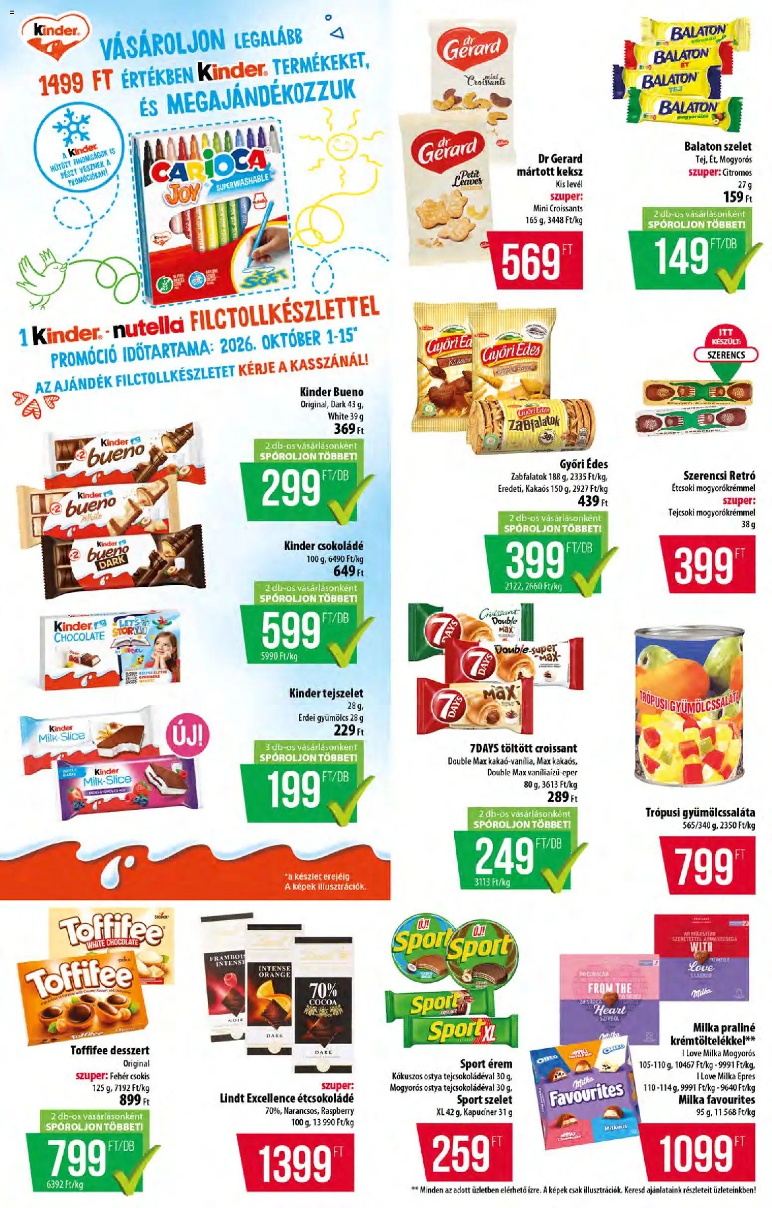 COOP újság 2026.10.01. COOP akciós újság