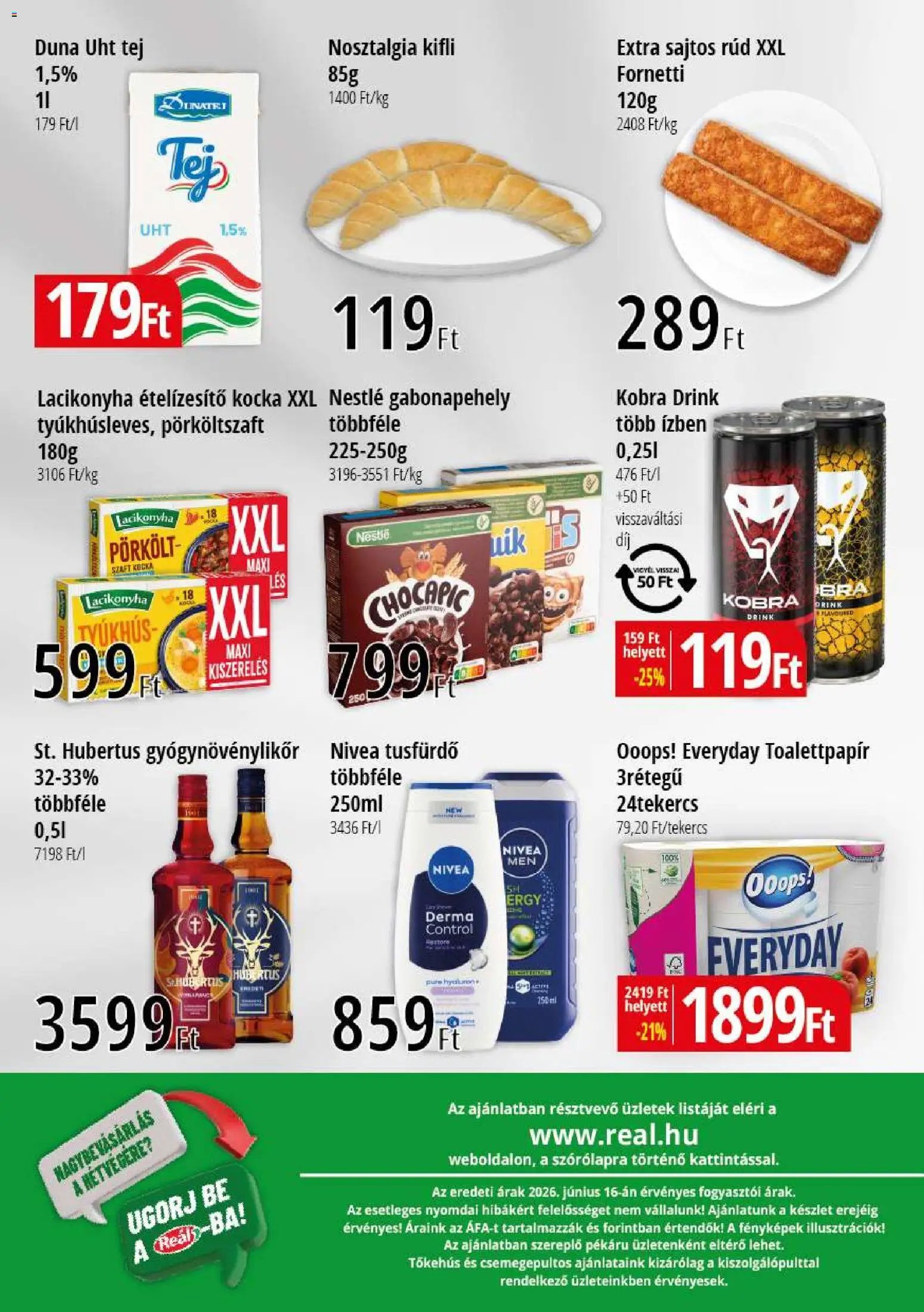 Reál újság 2026.07.02. Reál Bevásárló hétvége - Kisalföld