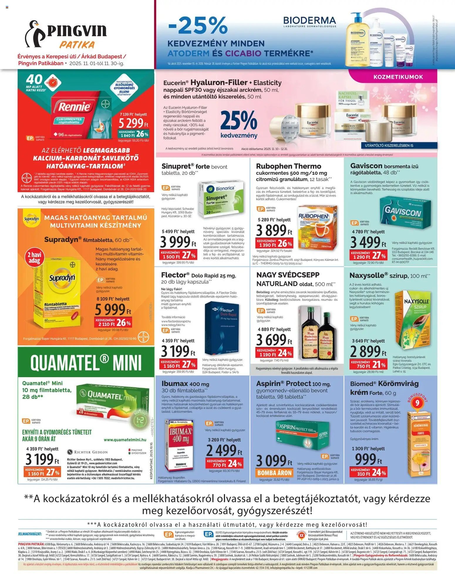 Pingvin Patika újság 2025.12.01. Pingvin Árhírek Extra (2025-12-01 - 2025-12-31)