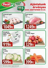 Reál újság 2026.09.16. Reál Bevásárló hétvége - Kisalföld