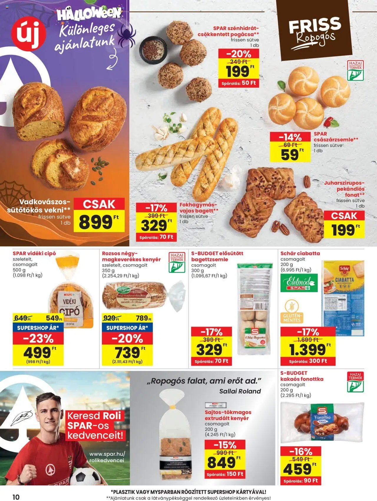 Spar újság 2025.10.16. Akciós újság Spar (2025-10-16 - 2025-10-22)