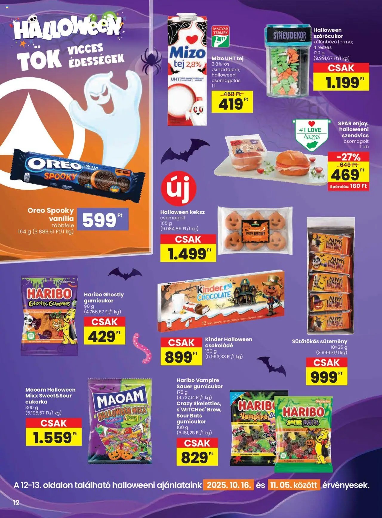 Spar újság 2025.10.16. Akciós újság Spar (2025-10-16 - 2025-10-22)