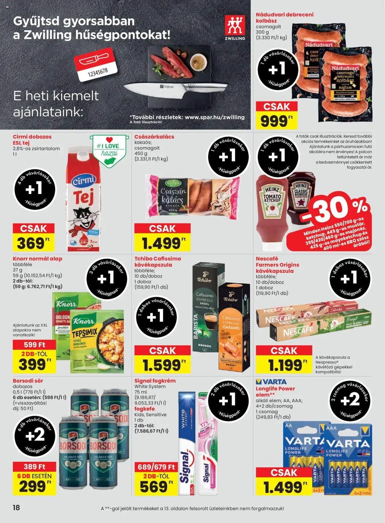 Spar újság 2025.10.16. Akciós újság Spar (2025-10-16 - 2025-10-22)