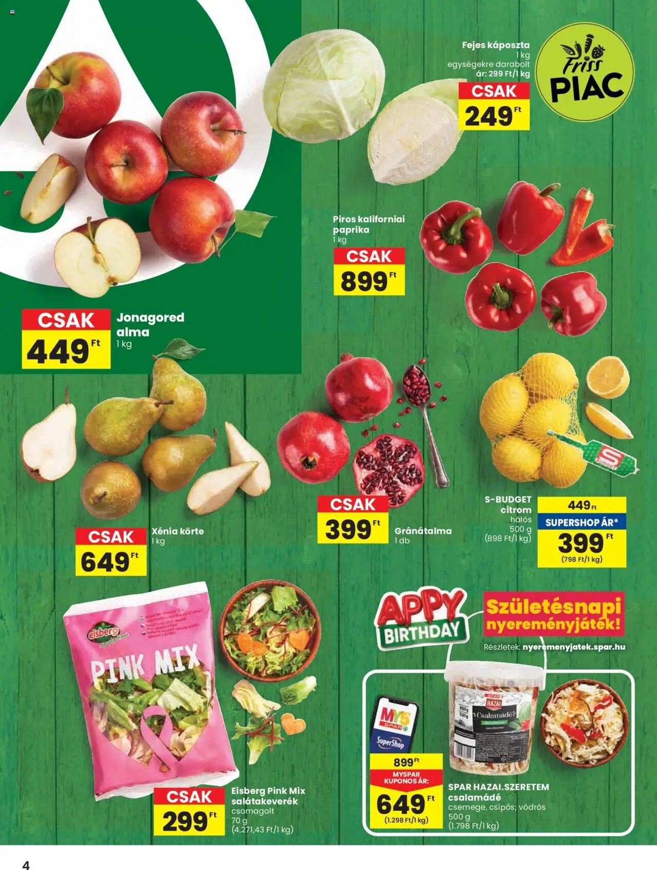 Spar újság 2025.10.16. Akciós újság Spar (2025-10-16 - 2025-10-22)