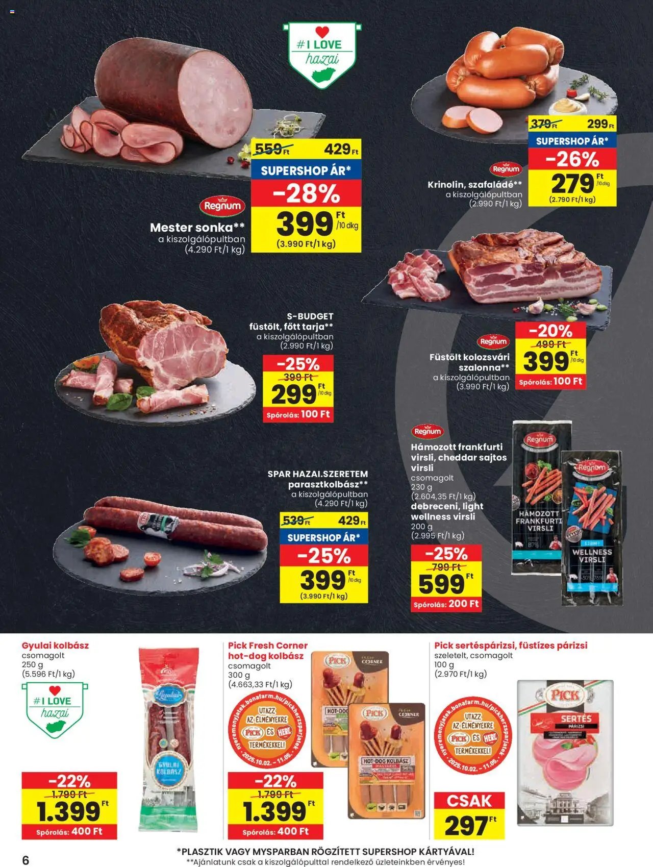 Spar újság 2025.10.16. Akciós újság Spar (2025-10-16 - 2025-10-22)
