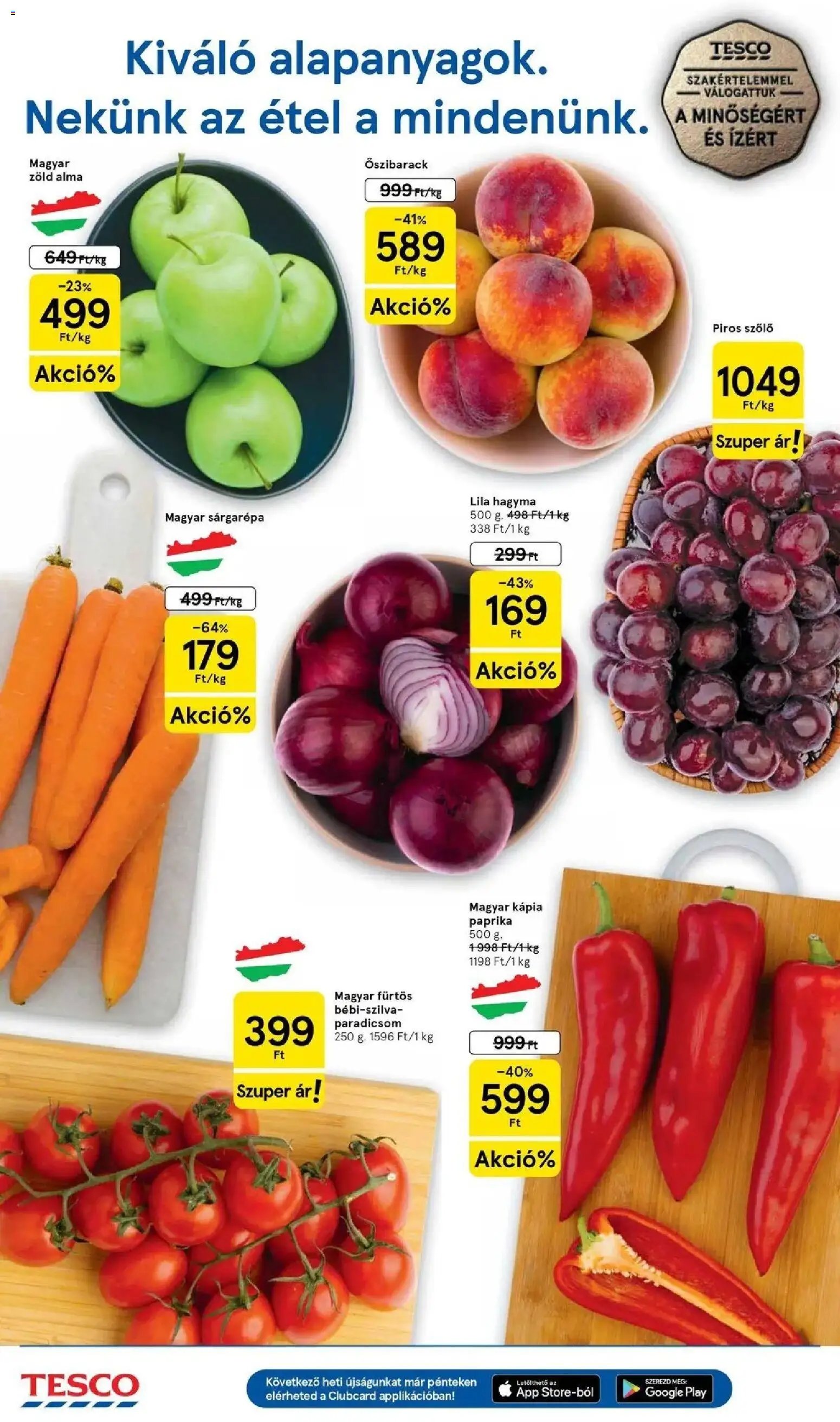 Tesco újság 2026.08.18. Tesco akciós újság