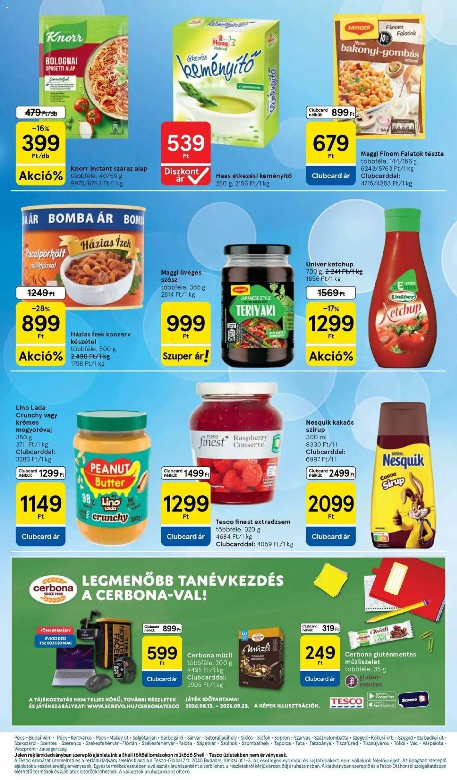 Tesco újság 2026.08.18. Tesco akciós újság