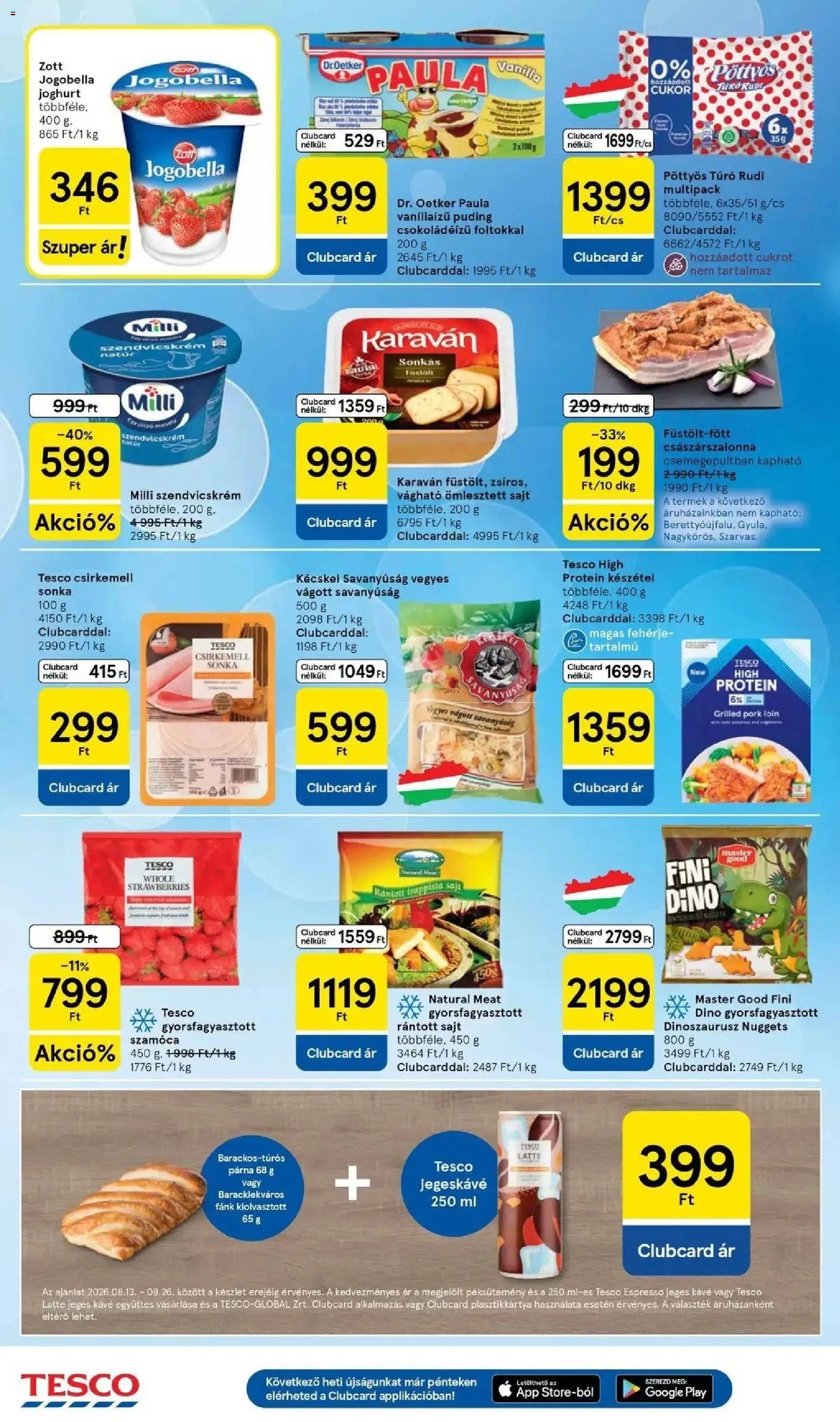 Tesco újság 2026.08.18. Tesco akciós újság