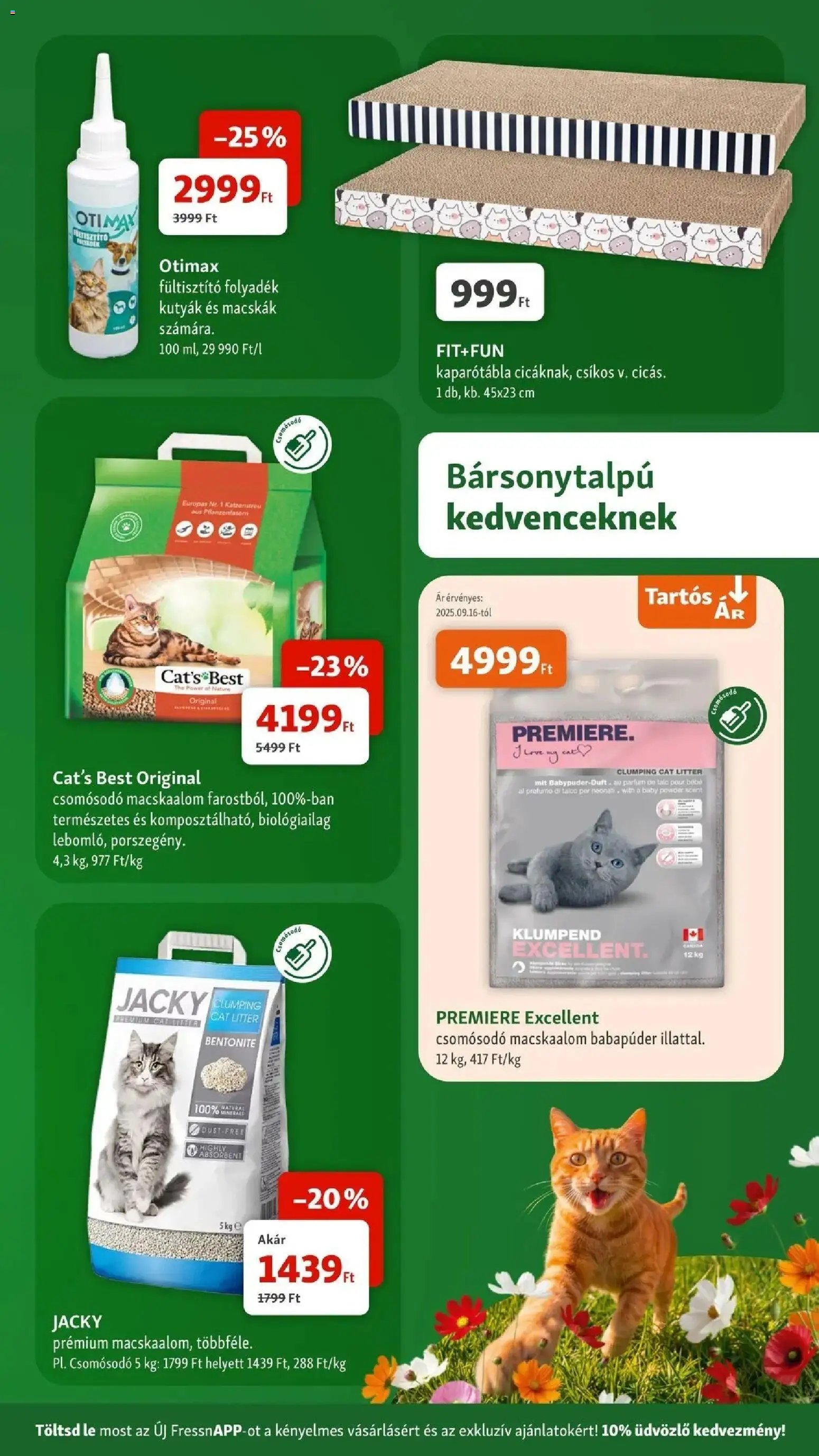 Fressnapf újság 2026.06.04. Fressnapf aktuális akciós újság
