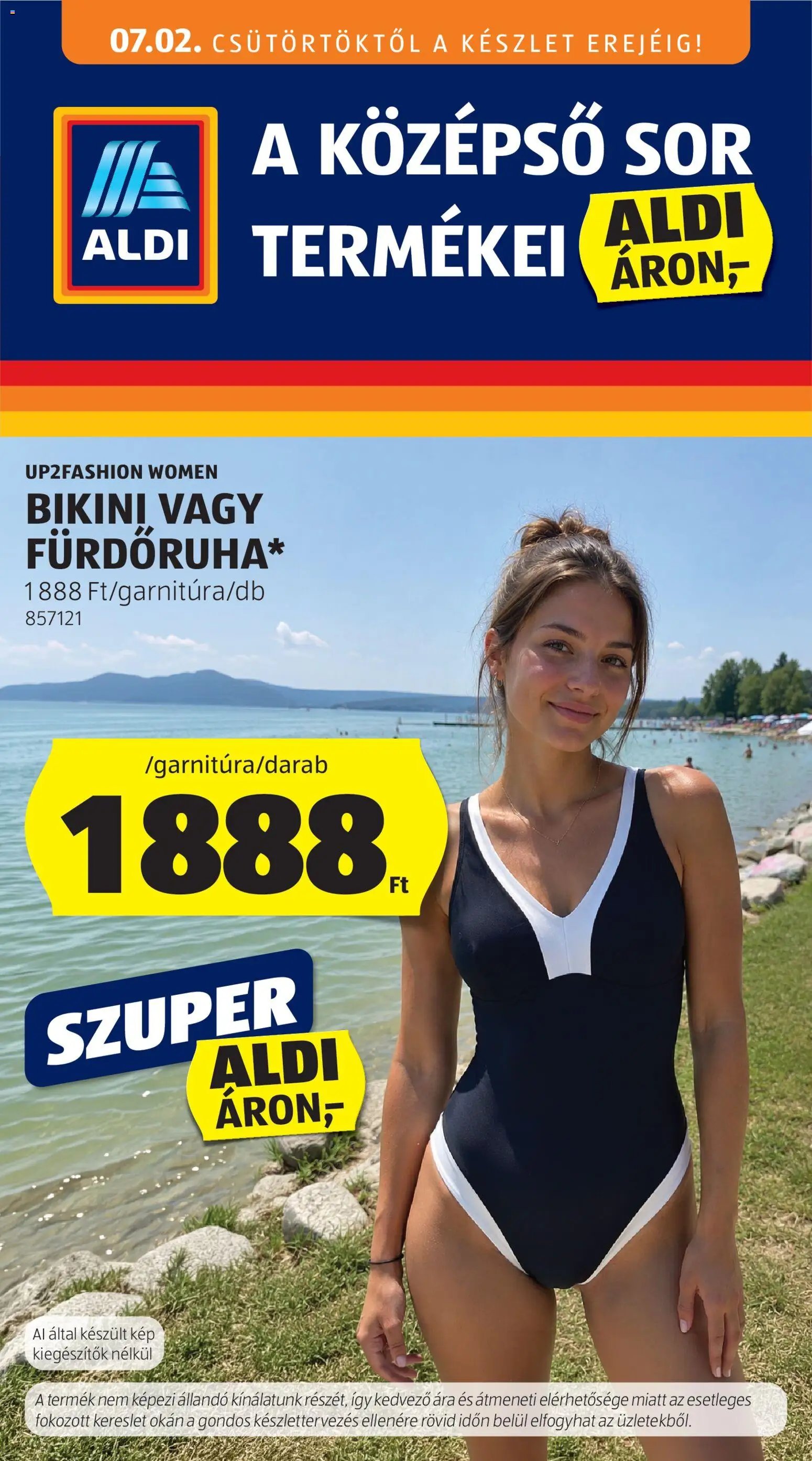 Aldi újság 2026.07.02. Aldi Középső sor termékei