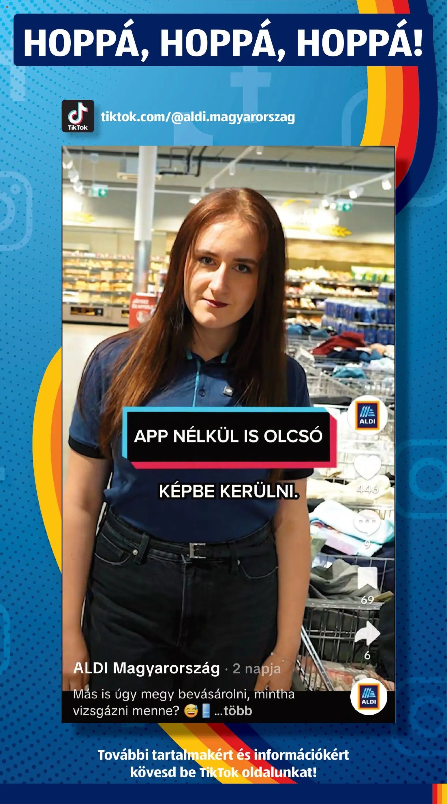 Aldi újság 2026.07.02. Aldi Középső sor termékei