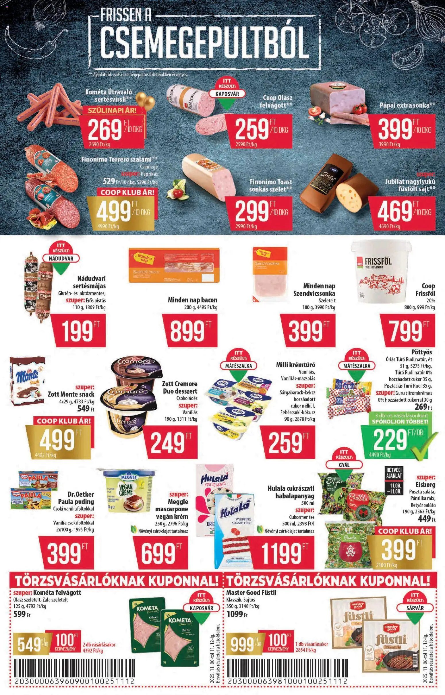 COOP újság 2025.11.06. Akciós újság COOP (2025-11-06 - 2025-11-12)